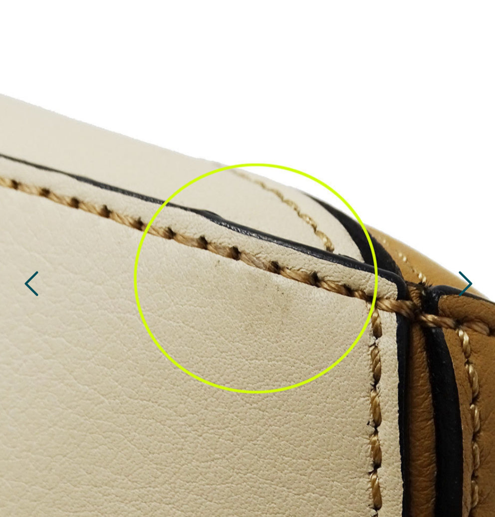Loewe Puzzle Small Tricolor marrón/blanco