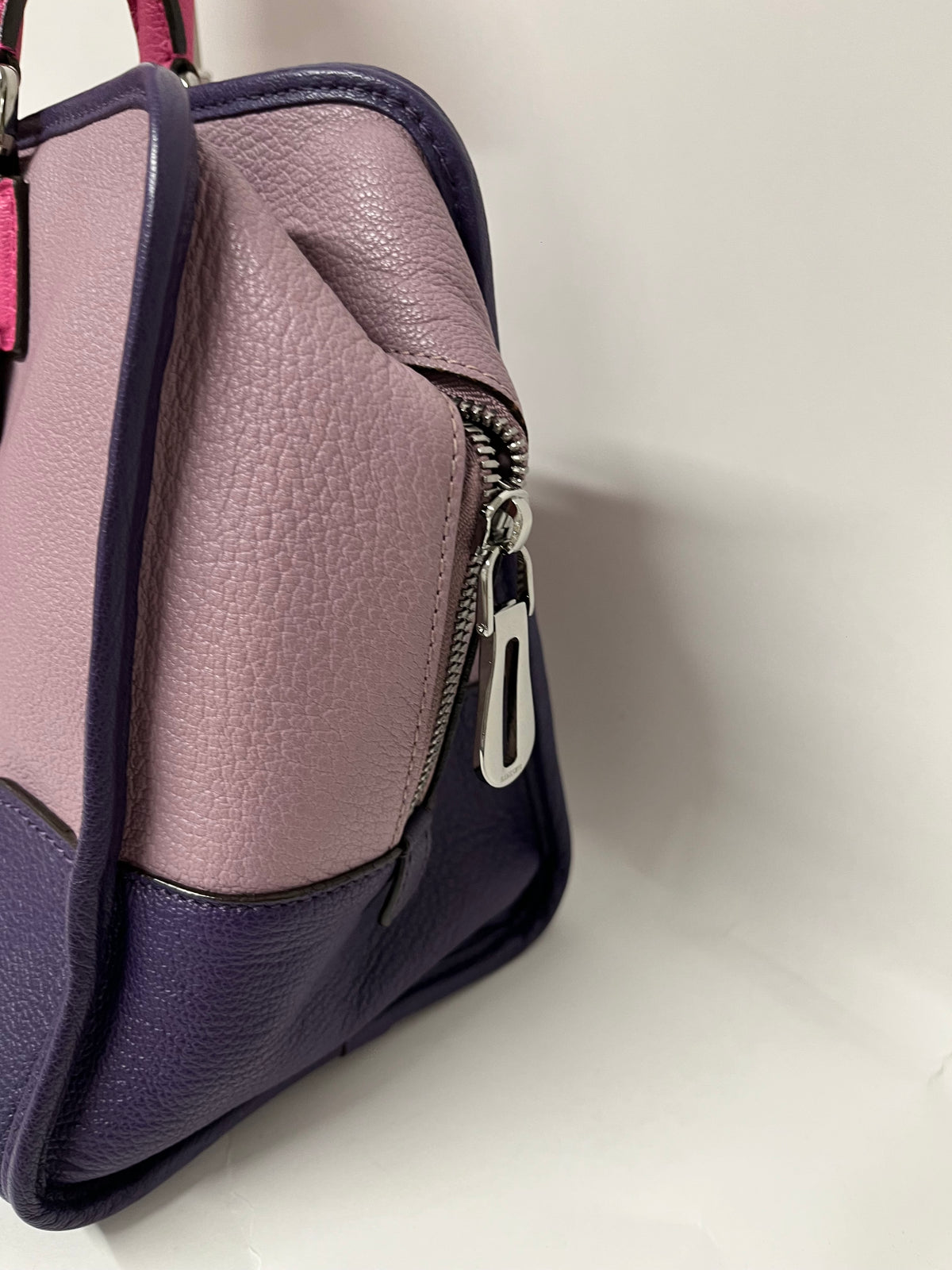 Loewe Amazona 36 Tricolor Malva, Fucsia y Morado · Piel de Cabra