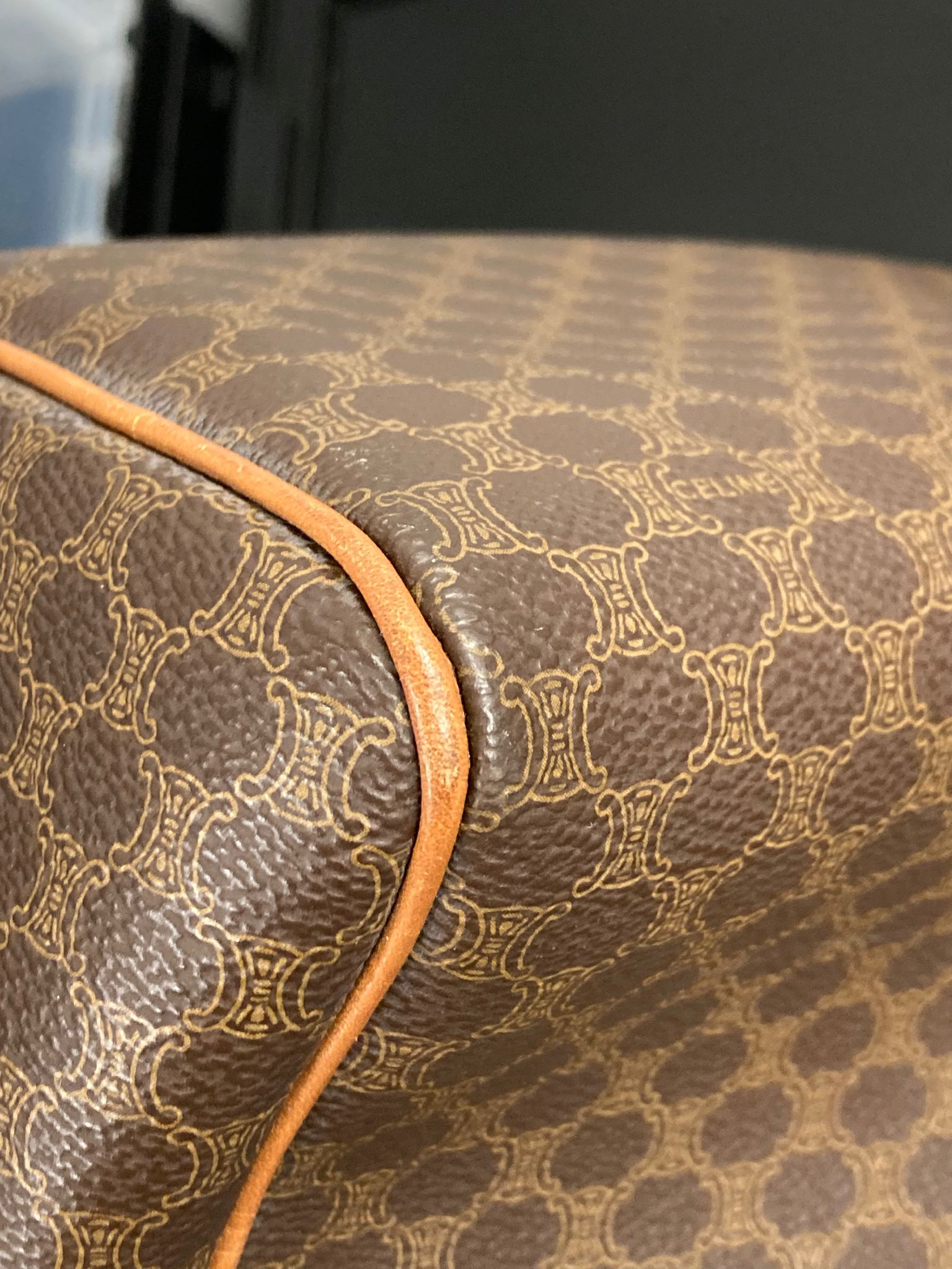 Céline Macadam Boston Bag