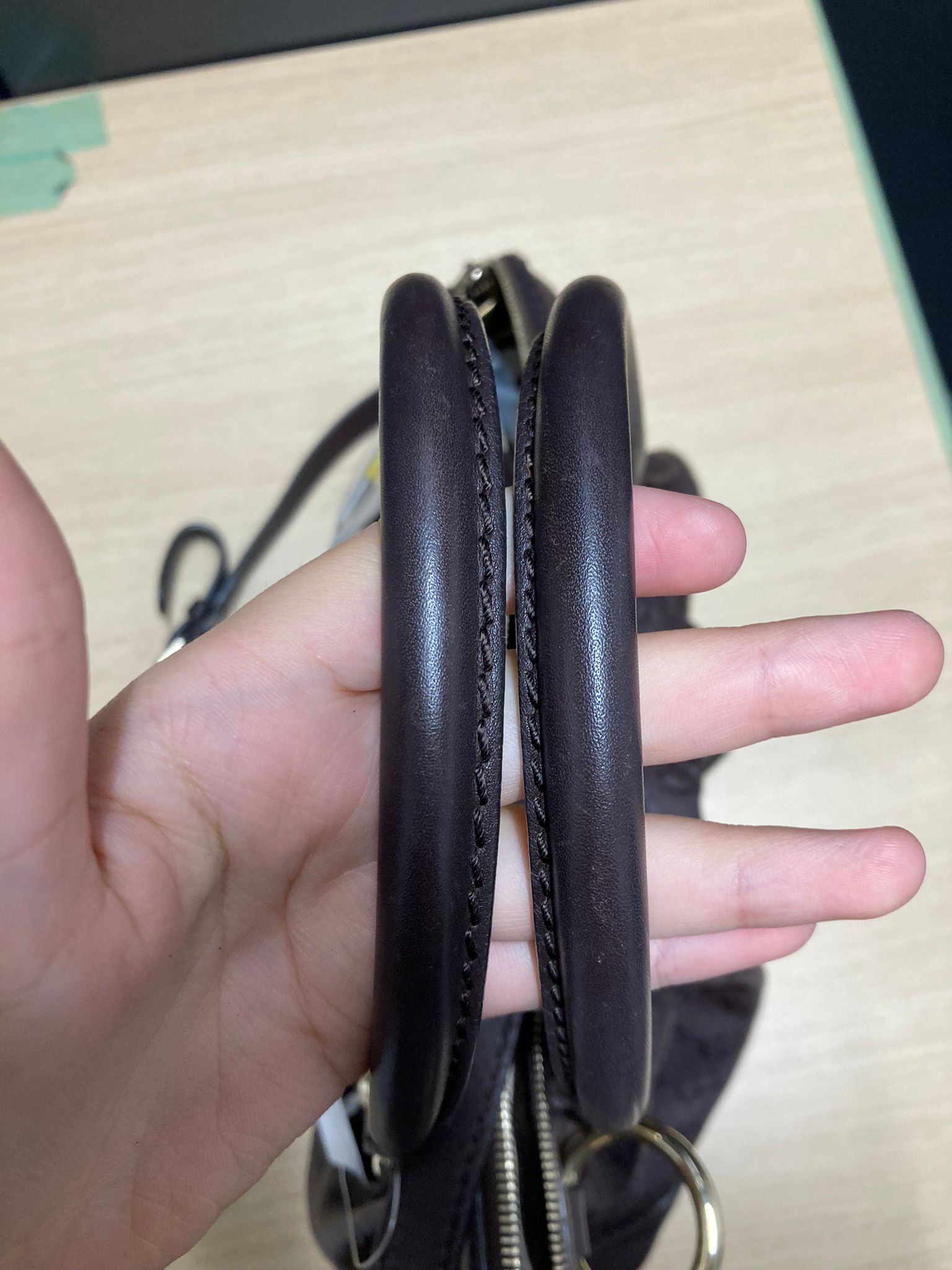 GUCCI GG Guccissima 2Way – Piel marrón chocolate Y bandolera