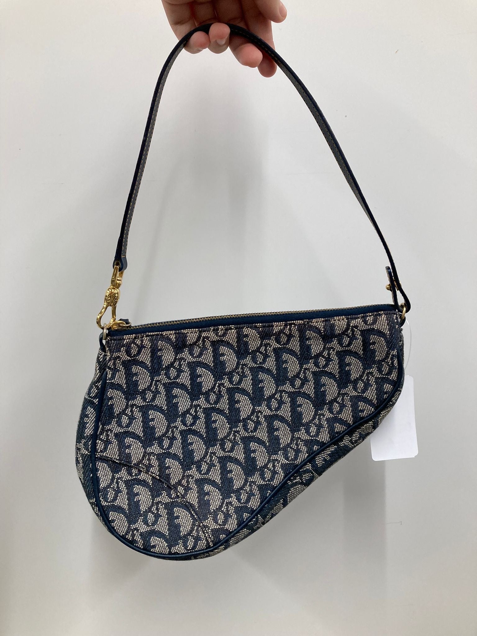 Dior saddle pouch monogram azul