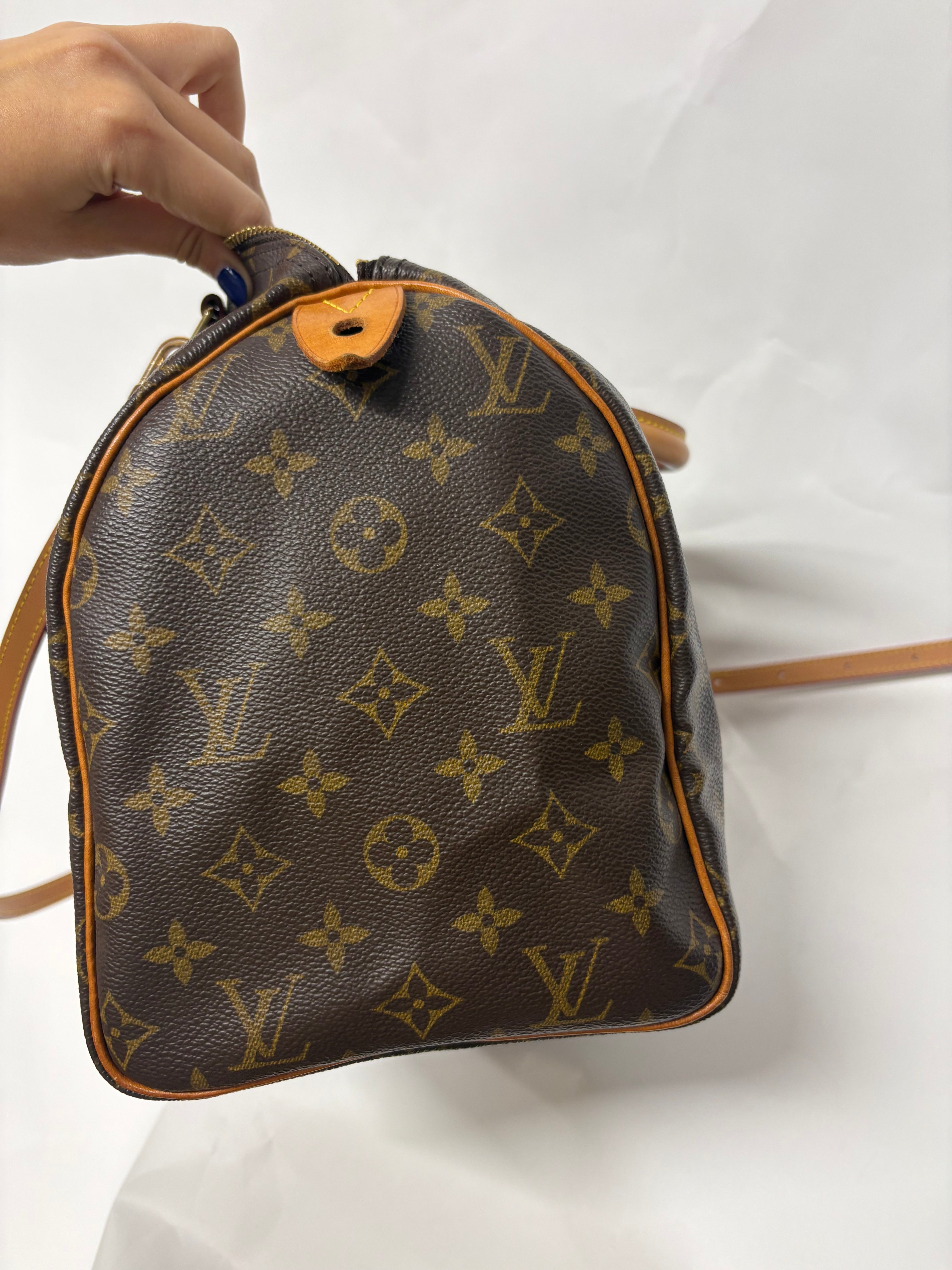 Louis Vuitton speedy 30 con bandolera extra