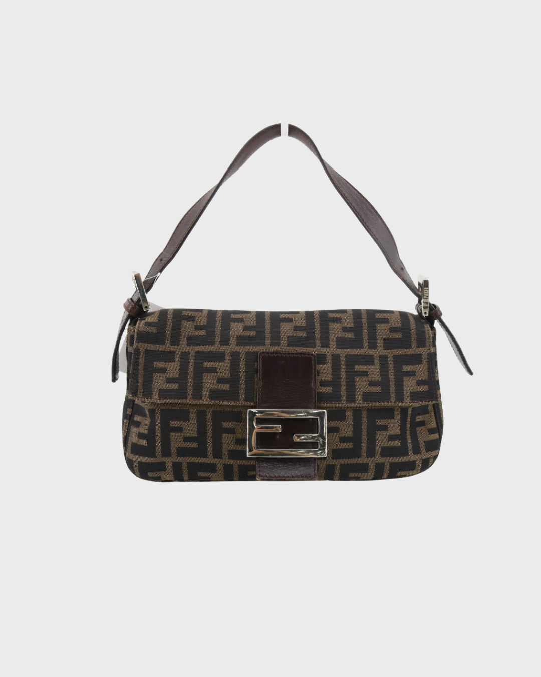 Fendi Baguette Vintage Clásica Marrón Zucca