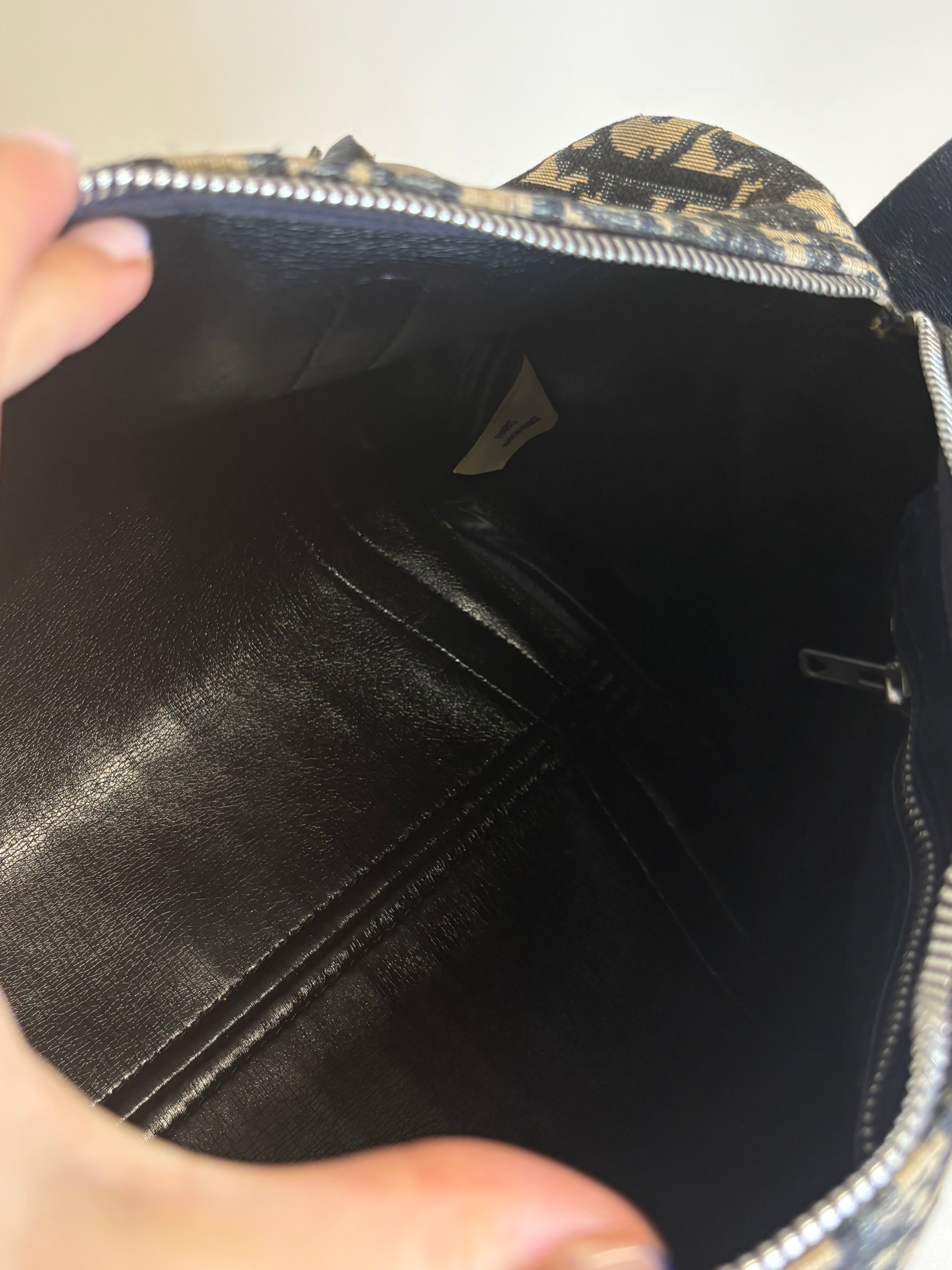 Christian Dior Bowling Trotter 30 Oblique Azul