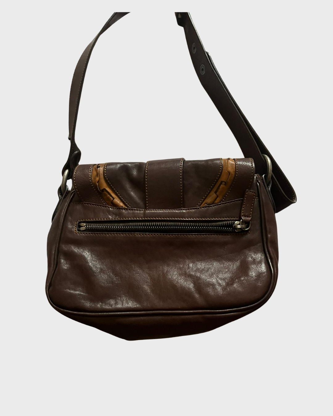 Dior Gaucho Vintage Bandolera Marrón
