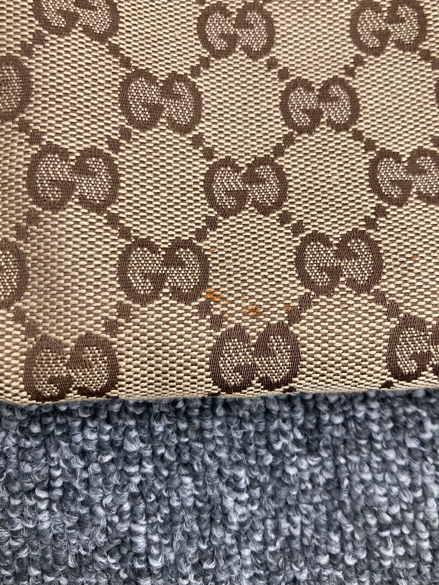Riñonera Gucci gg canvas marrón