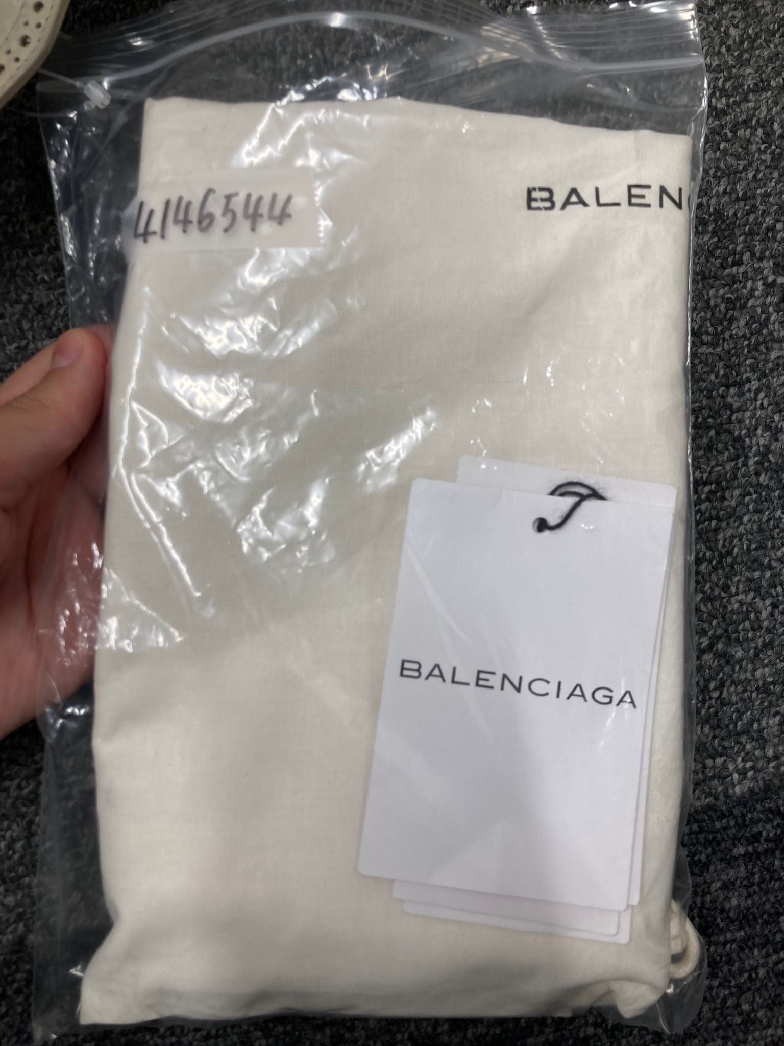 Balenciaga Giant City “Covered” Brogue Gris - crema