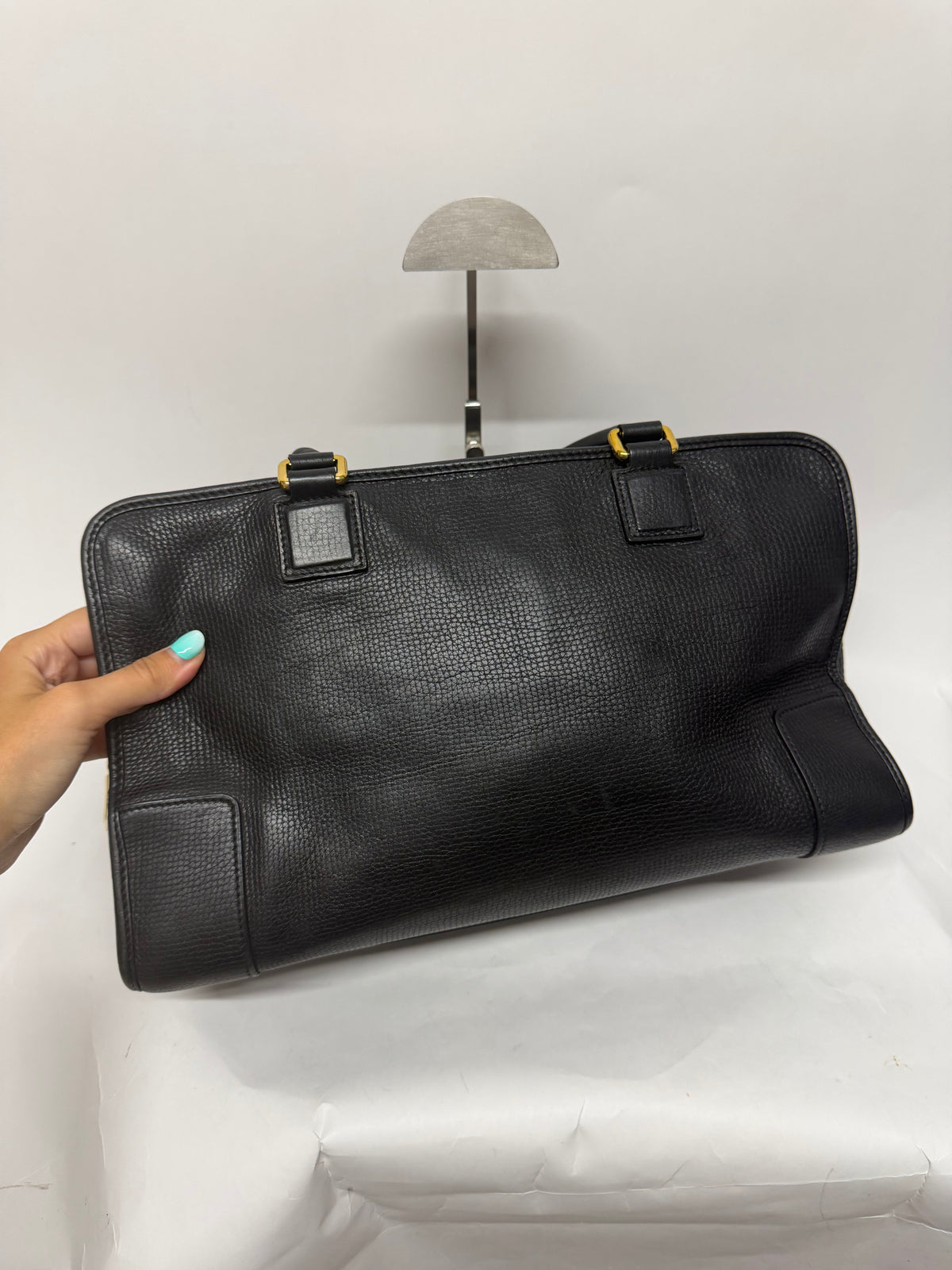 Loewe Amazona Negra Herrajes Dorados