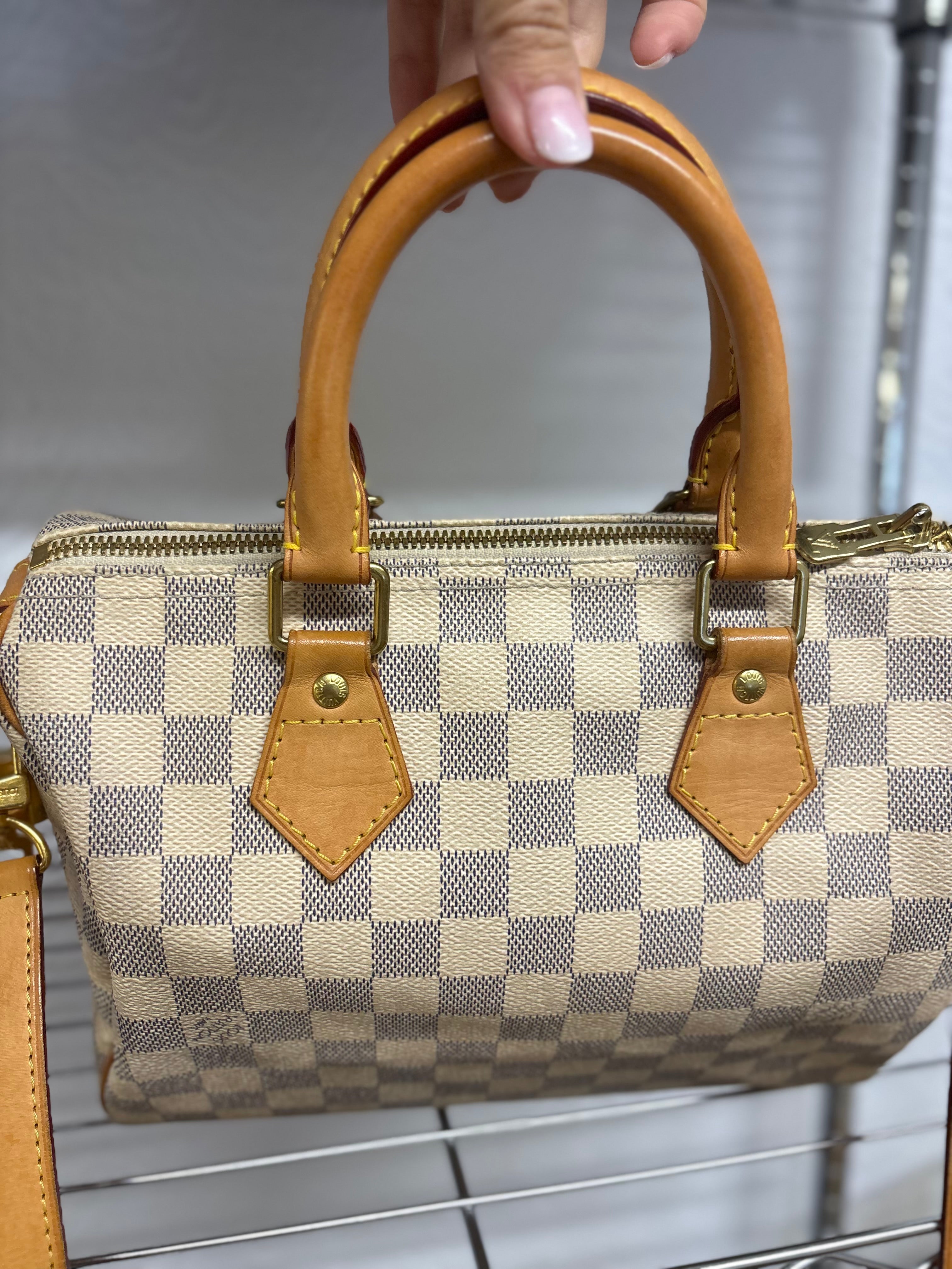 Louis Vuitton Speedy Bandoulière 25 Damier Azur