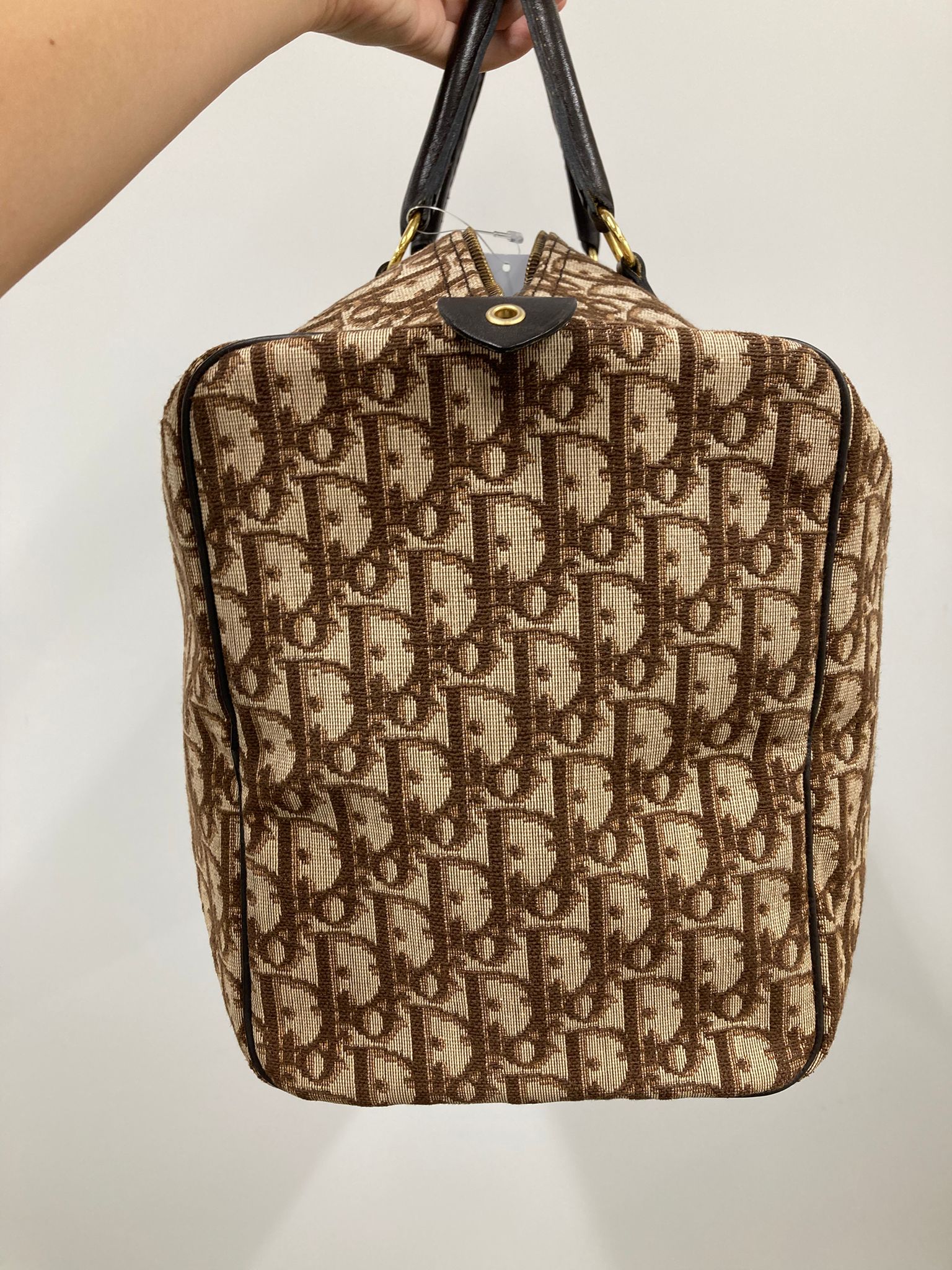 Dior trotter 40 vintage marrón