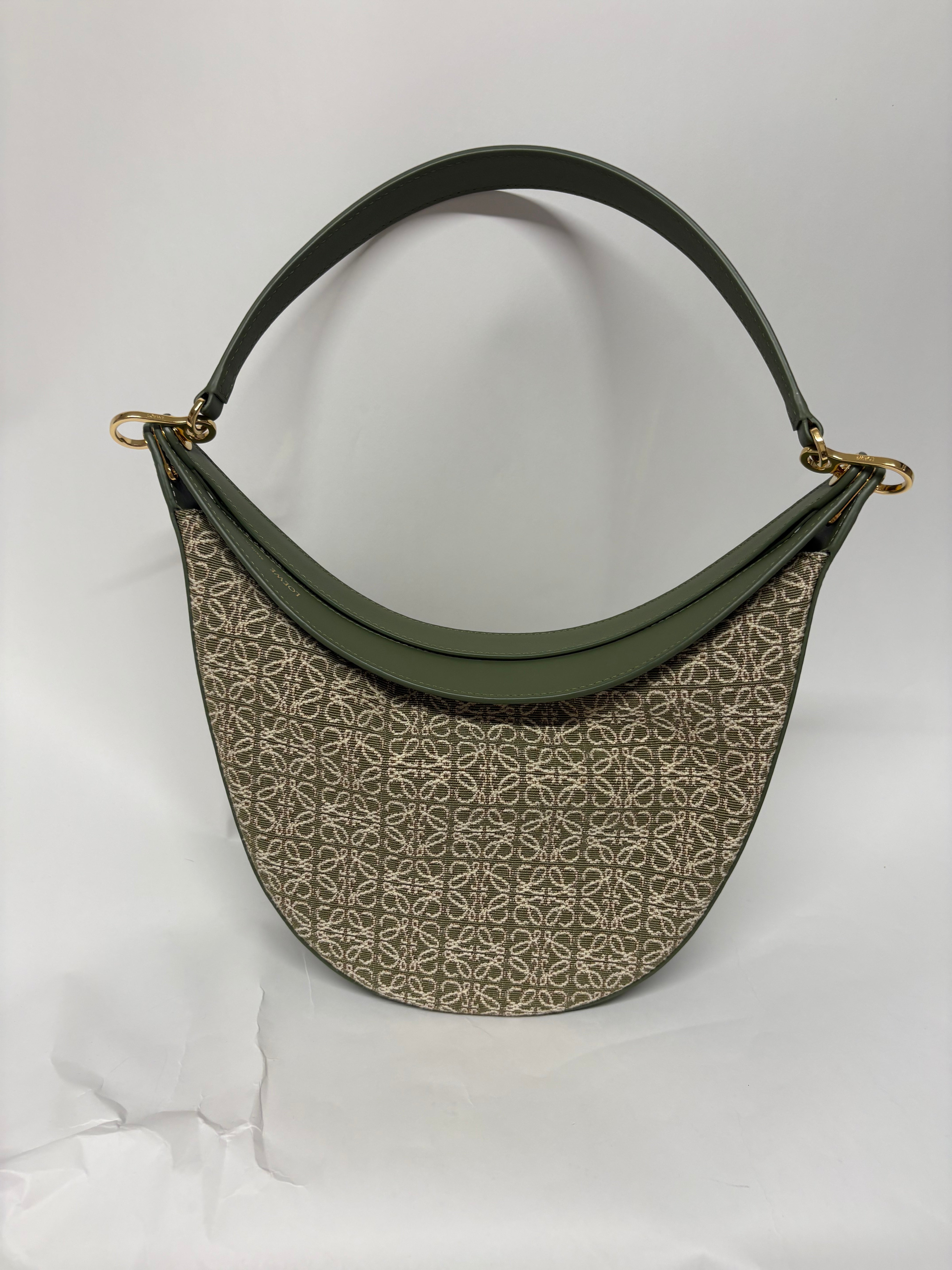 Loewe Luna Hobo Verde Anagrama