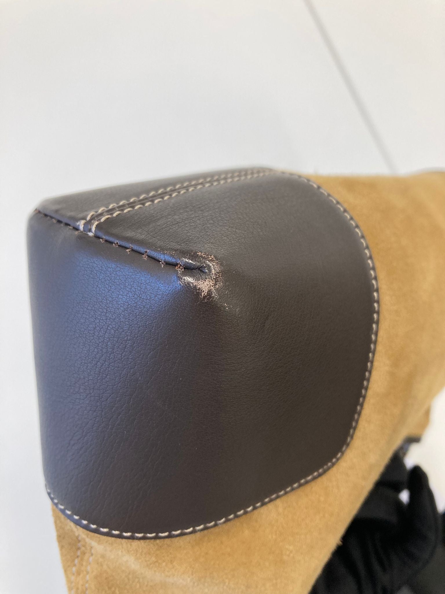Loewe bolso hombro ante marrón vintage