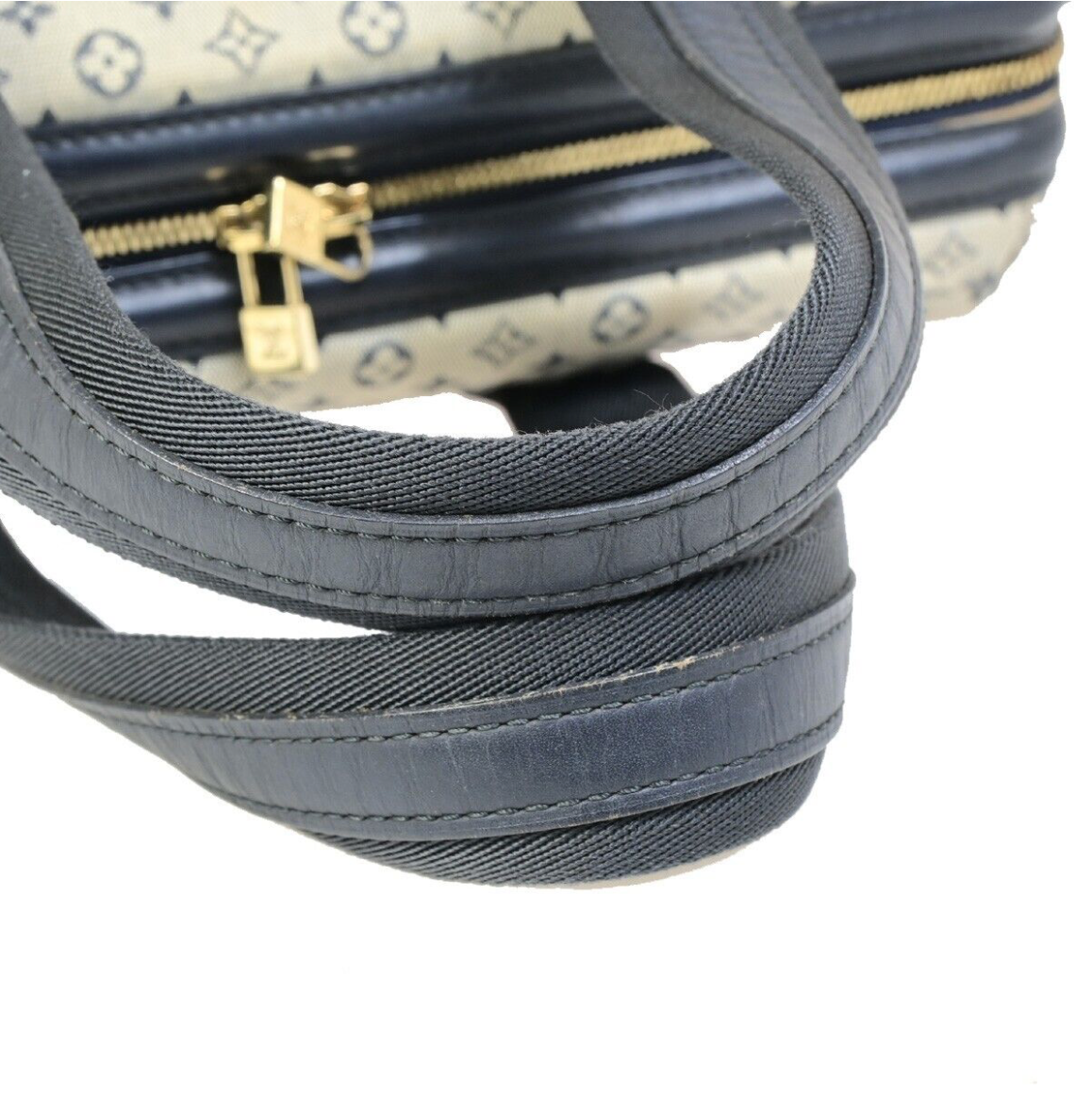Louis Vuitton Joséphine azul en lona canvas