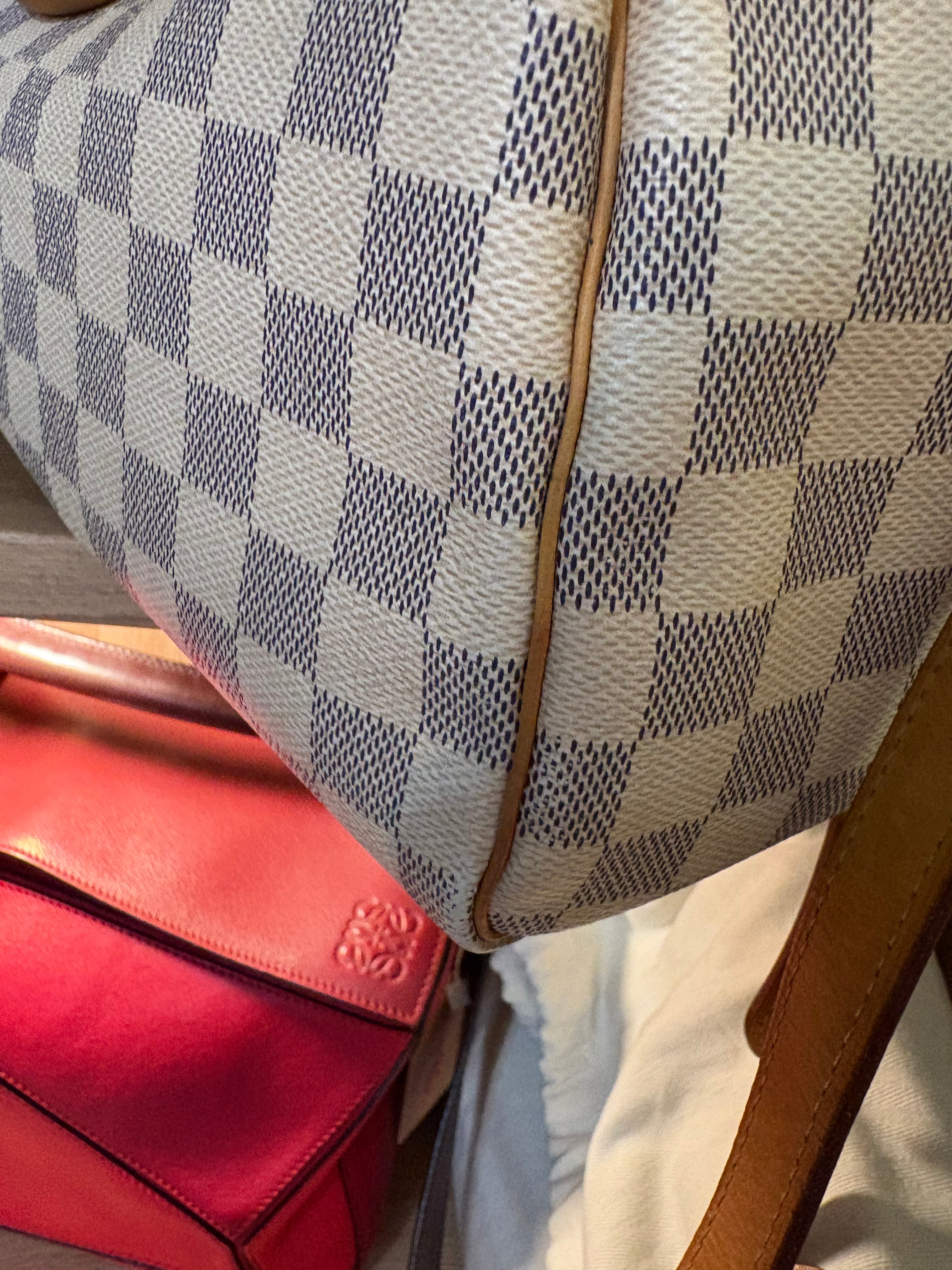 Louis Vuitton Speedy 30 Damier Azur Bandolera