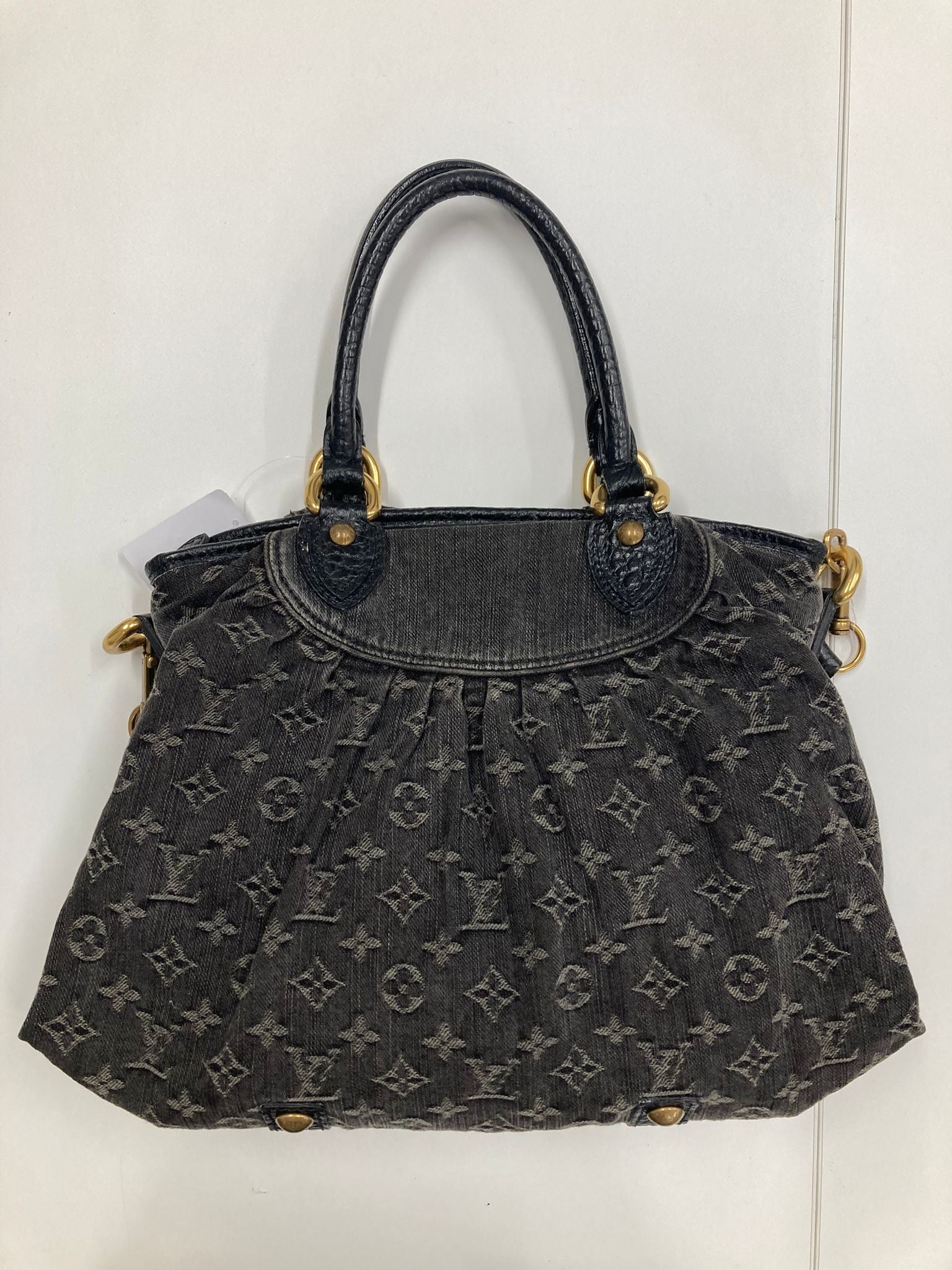 Louis Vuitton Neo Cabby MM Denim negro Monogram