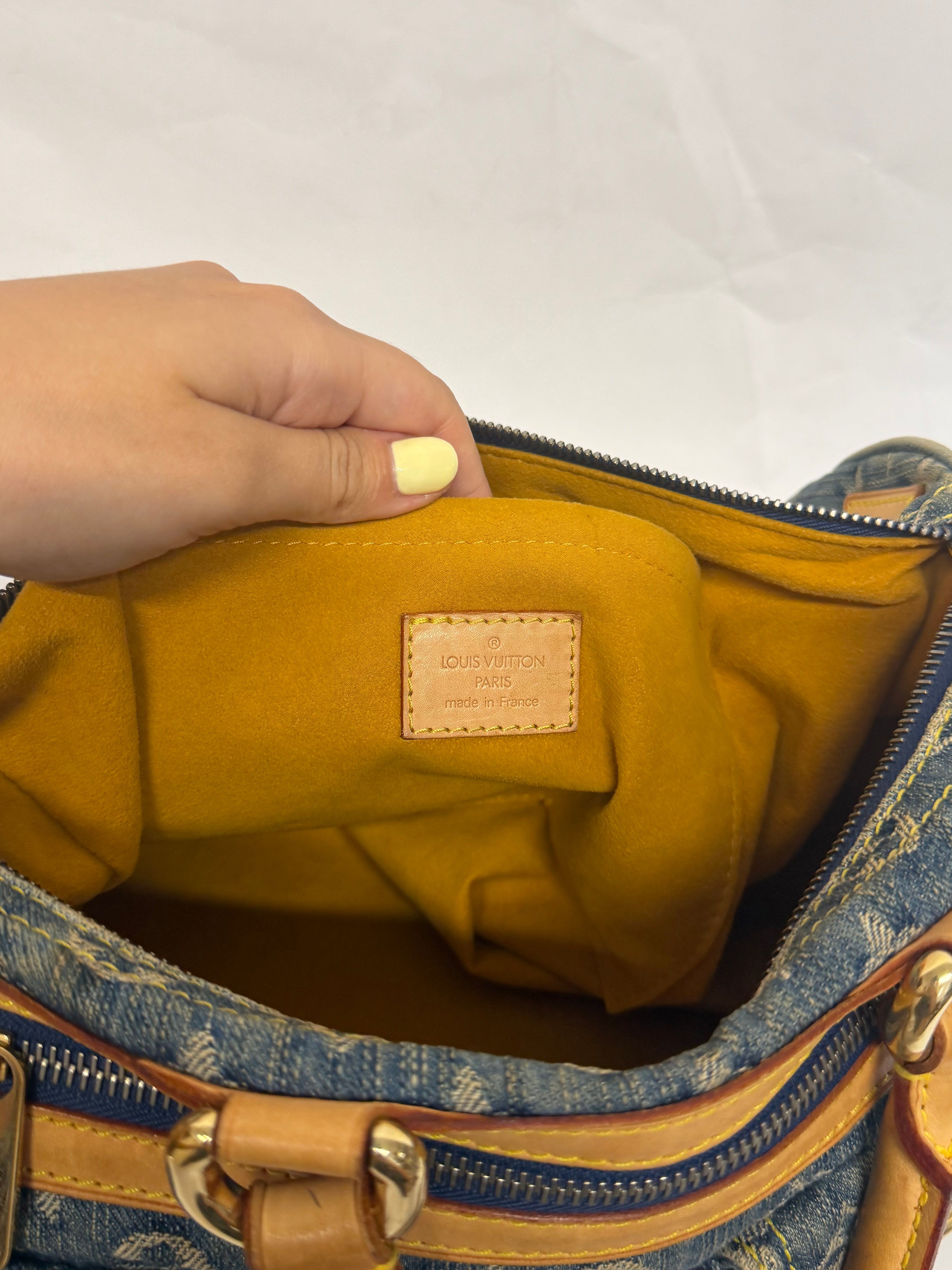 Louis Vuitton Neo Speedy Denim Monogram Azul
