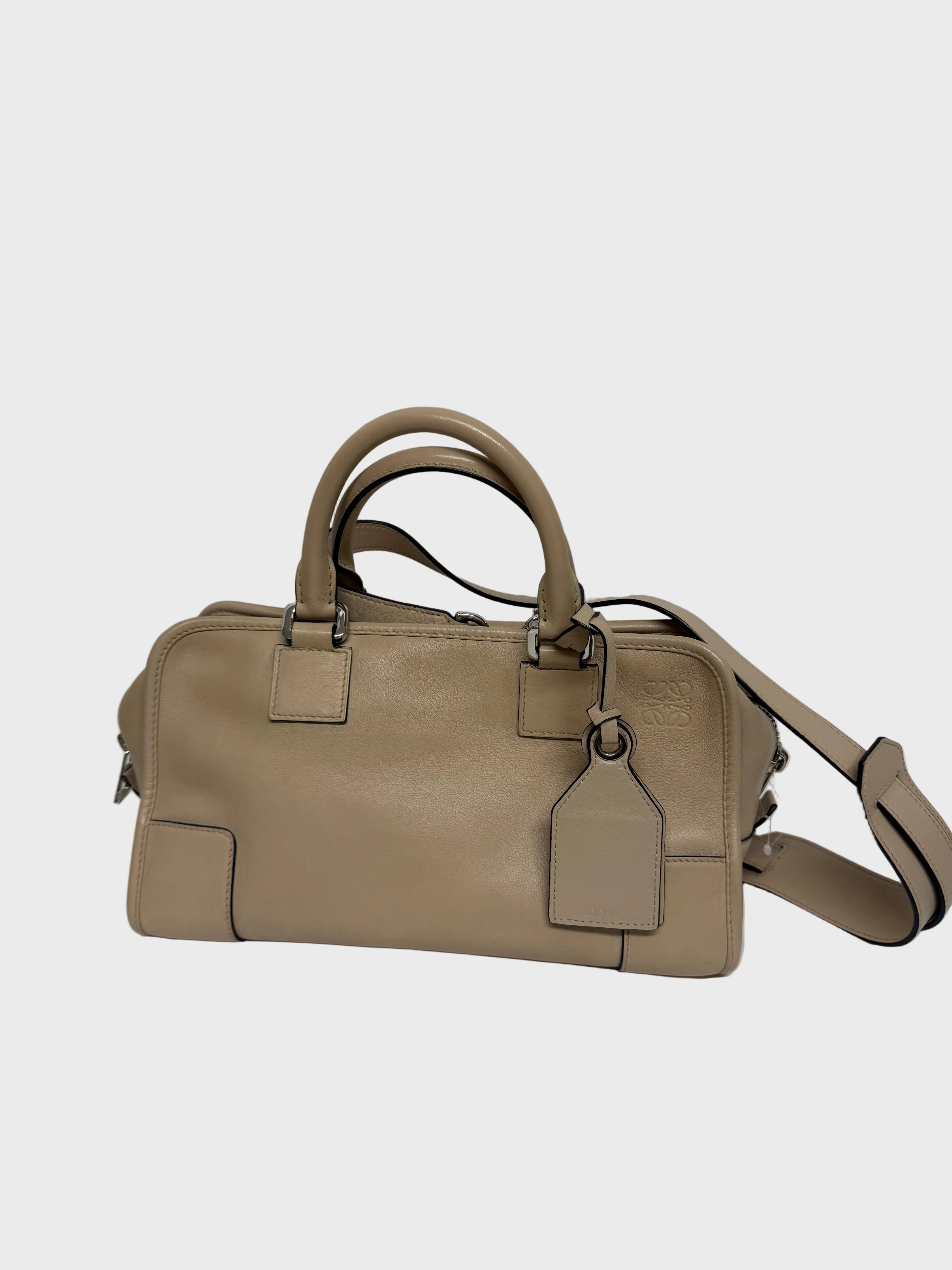 Loewe Amazona 28 beige arena con bandolera