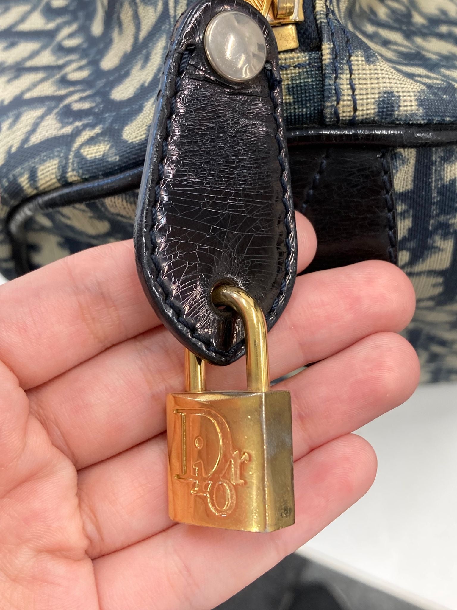 Dior trotter 35 azul vintage