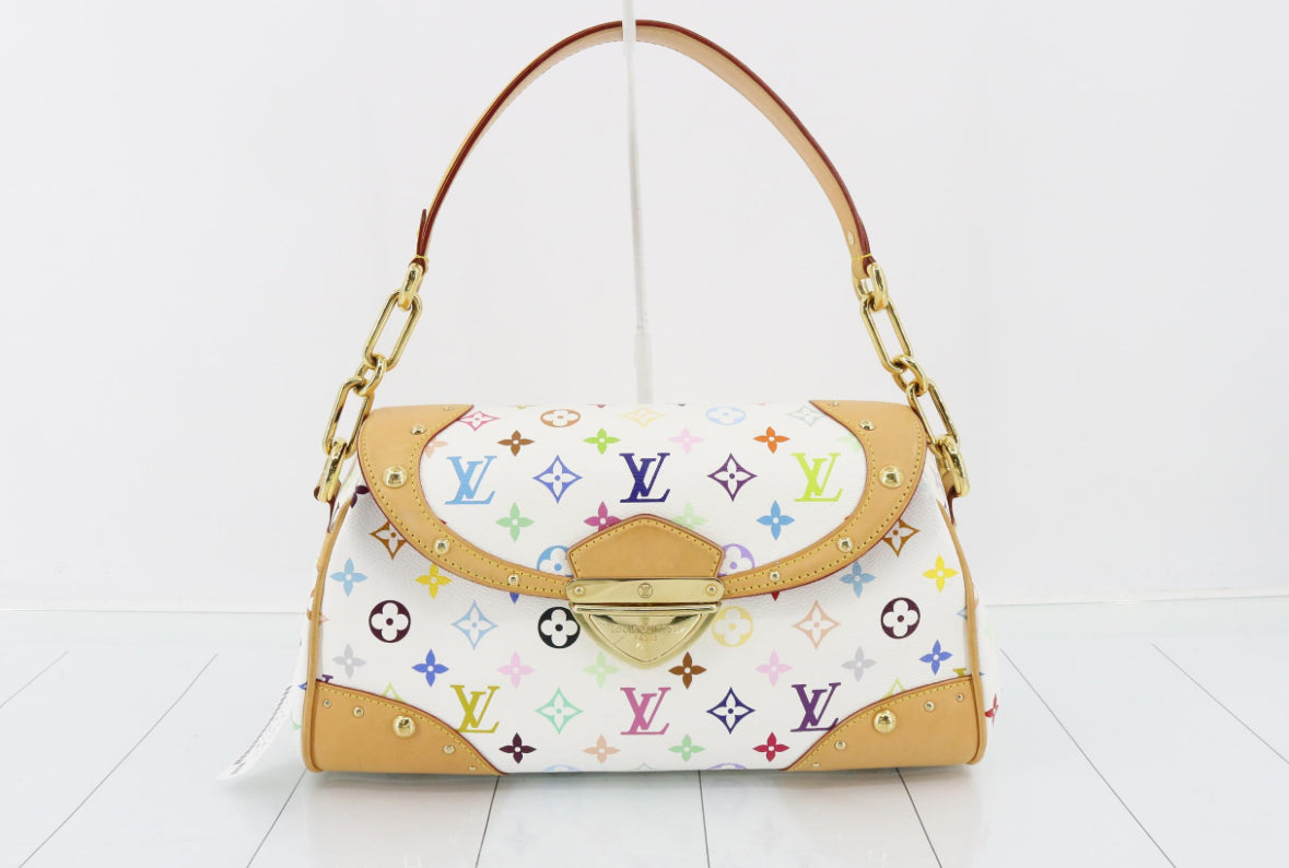 Louis Vuitton Beverly MM Multicolor Blanco