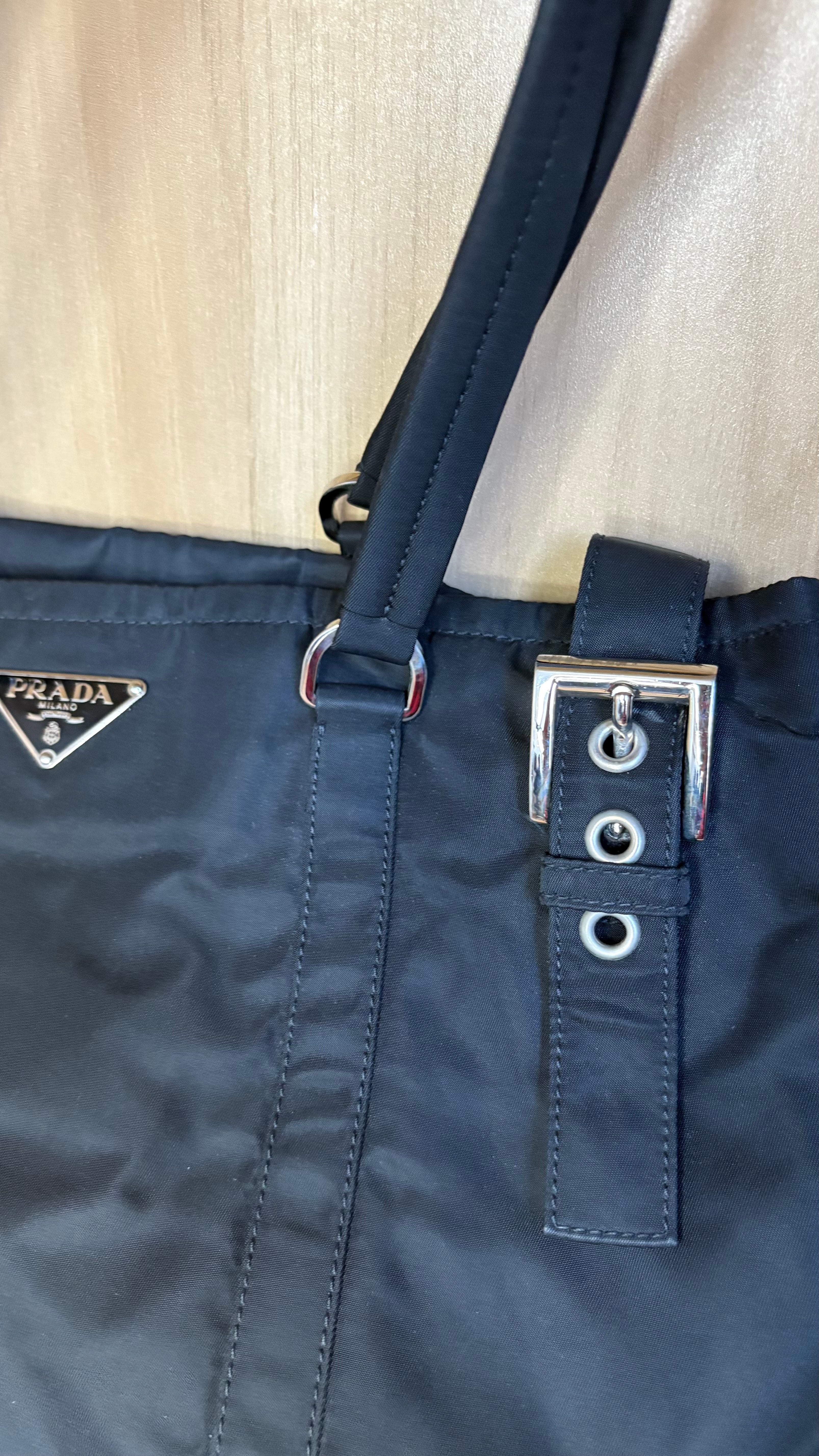 Prada tote bag nylon