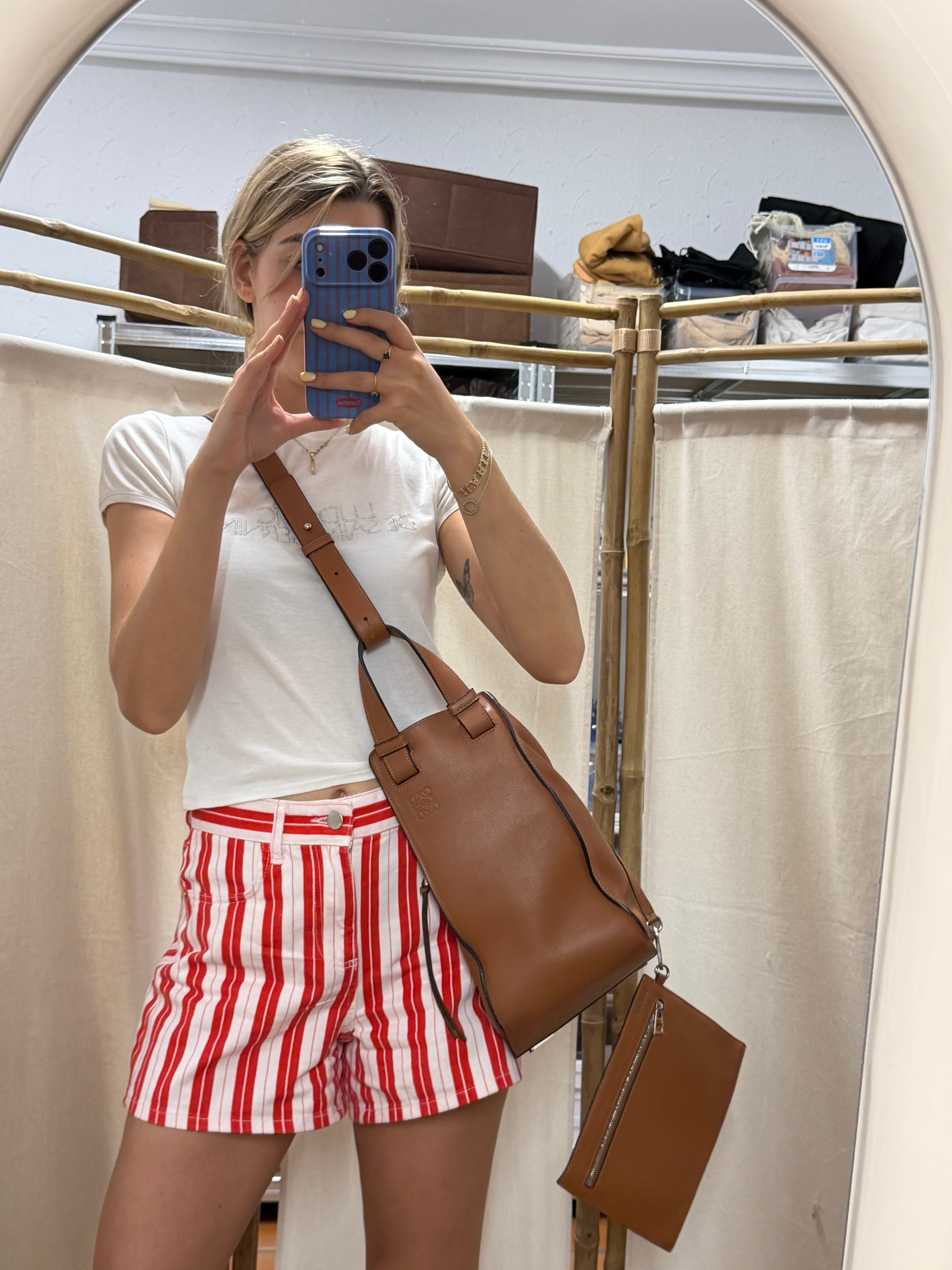 Loewe Hammock Bag Grande Camel con Pouch