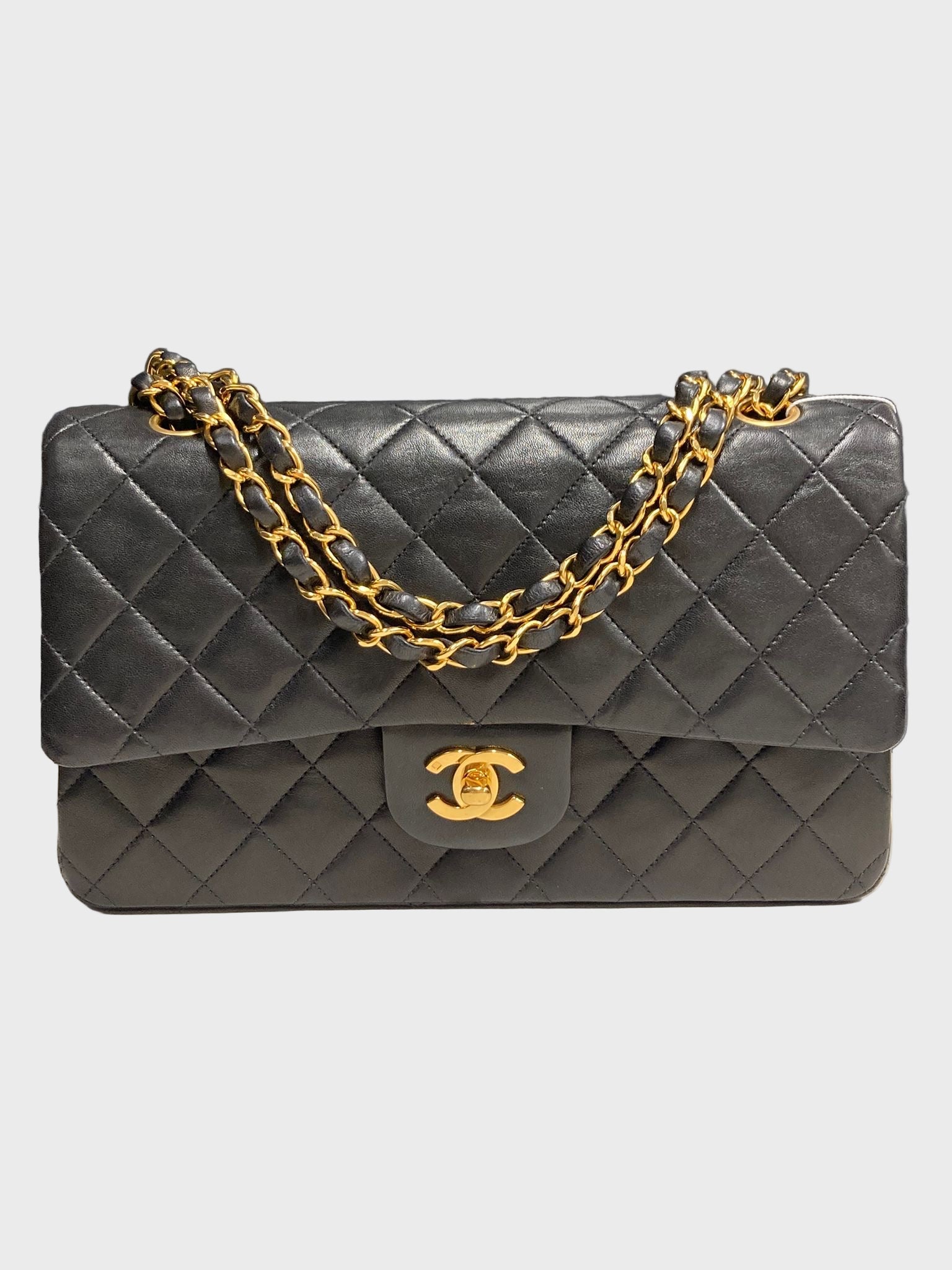 Chanel timeless doble flap 25 negro