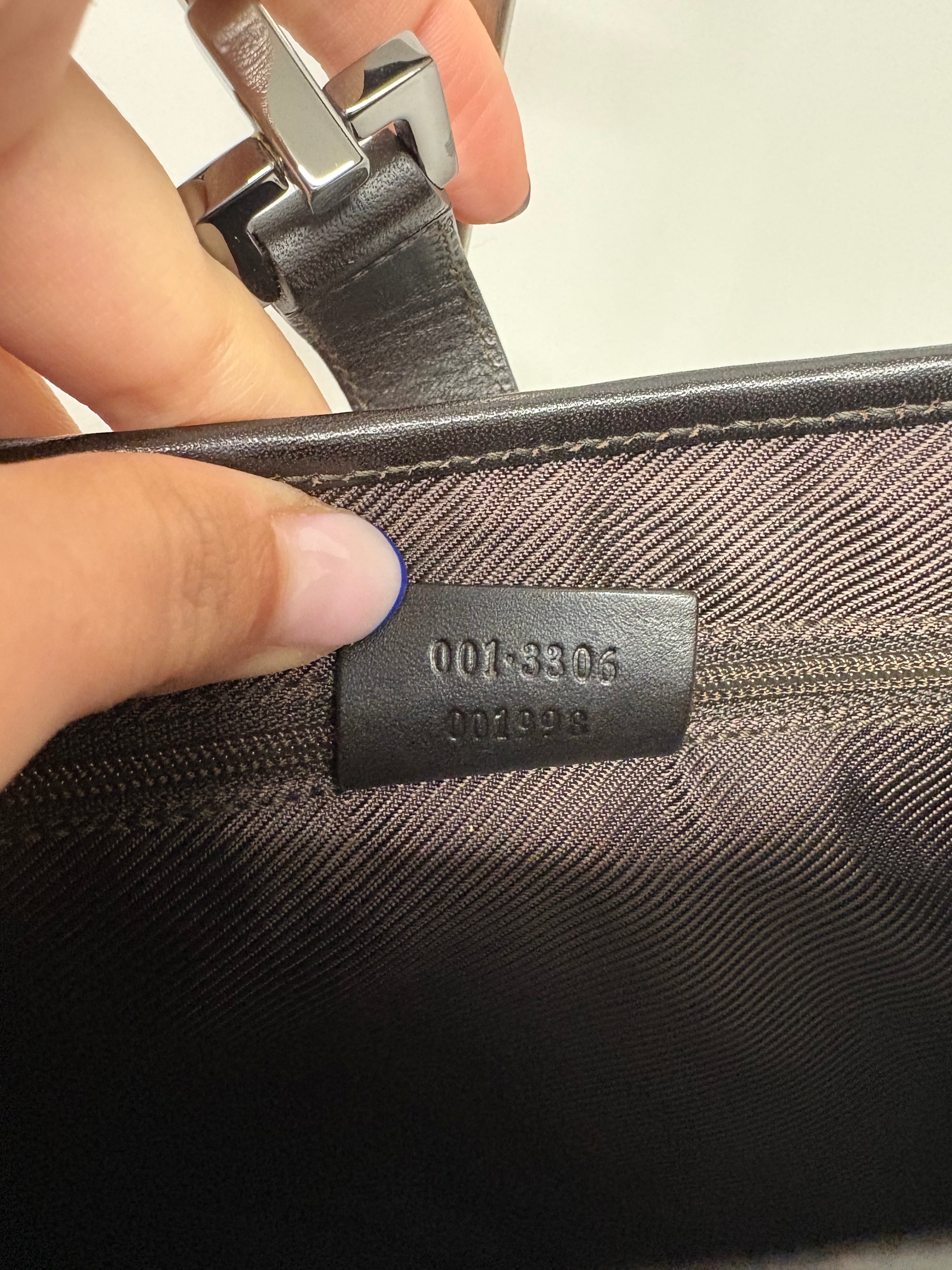 Gucci Jackie GG Canvas clasico mediano Marron Verde/Rojo