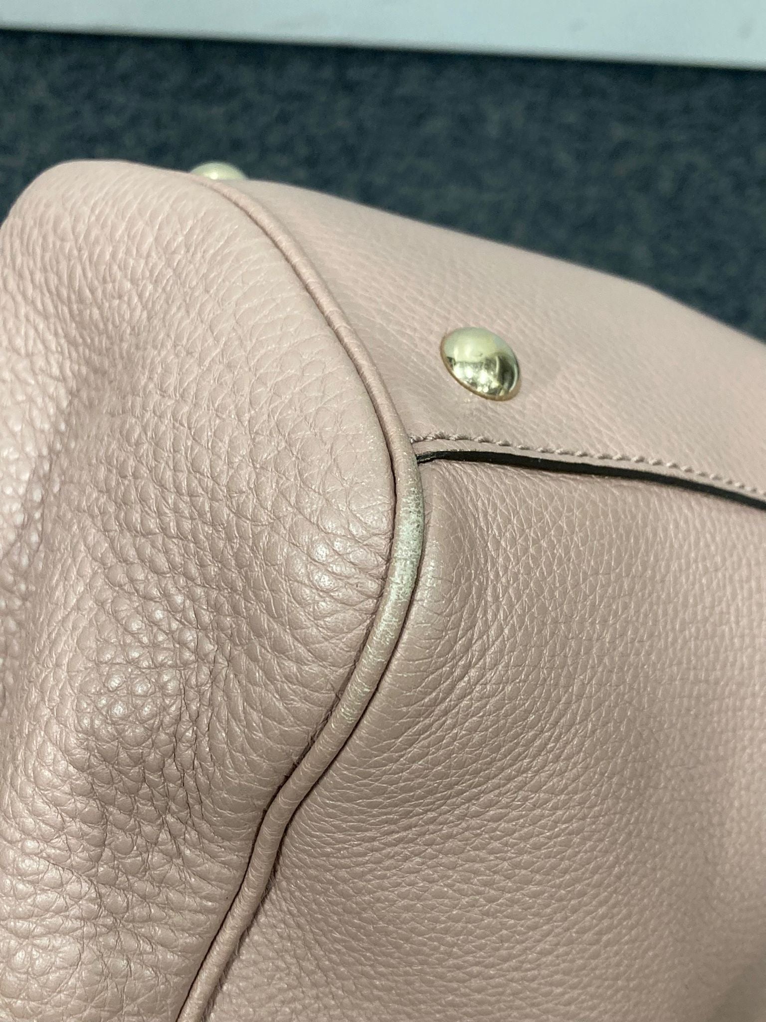 Gucci Bamboo 2Way Bag en piel rosa empolvado y bandolera