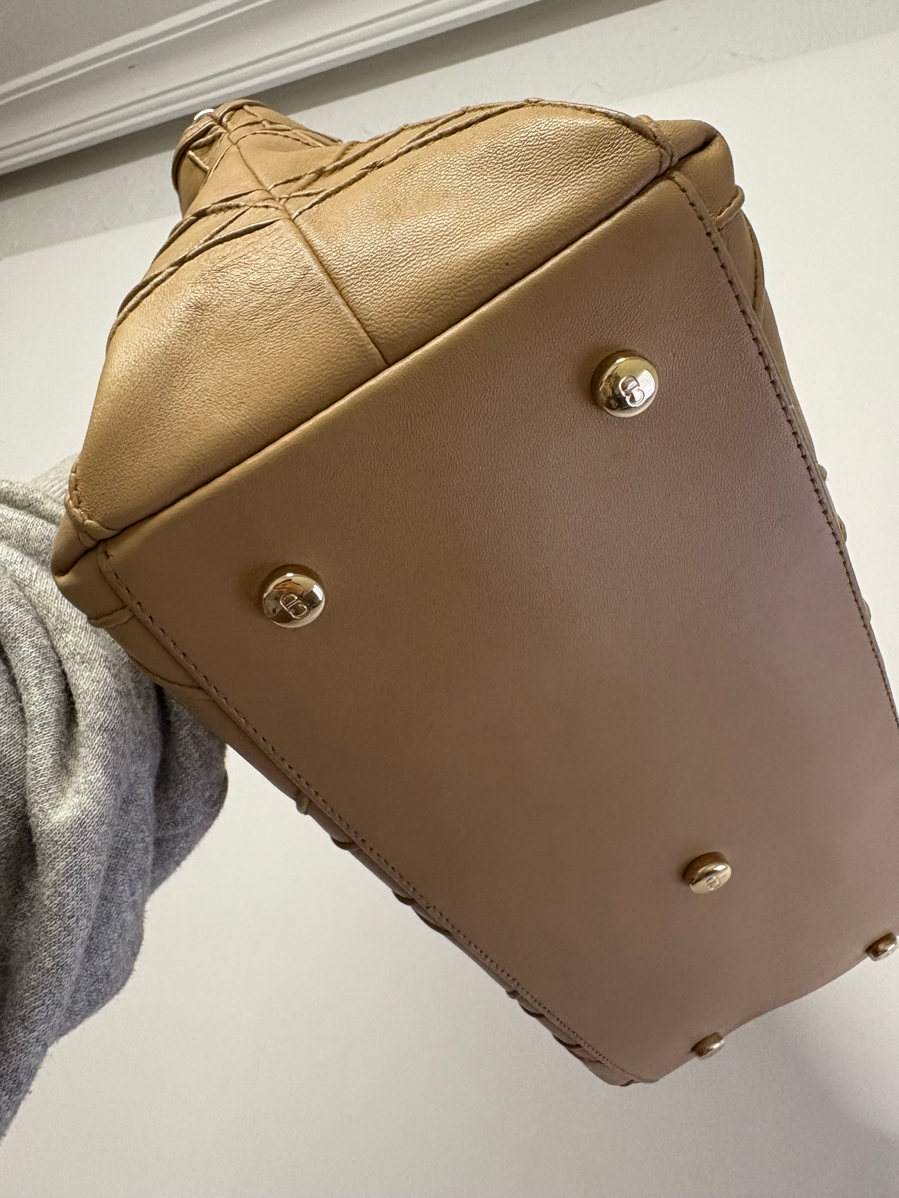 Dior Granville large tote beige camel bandolera