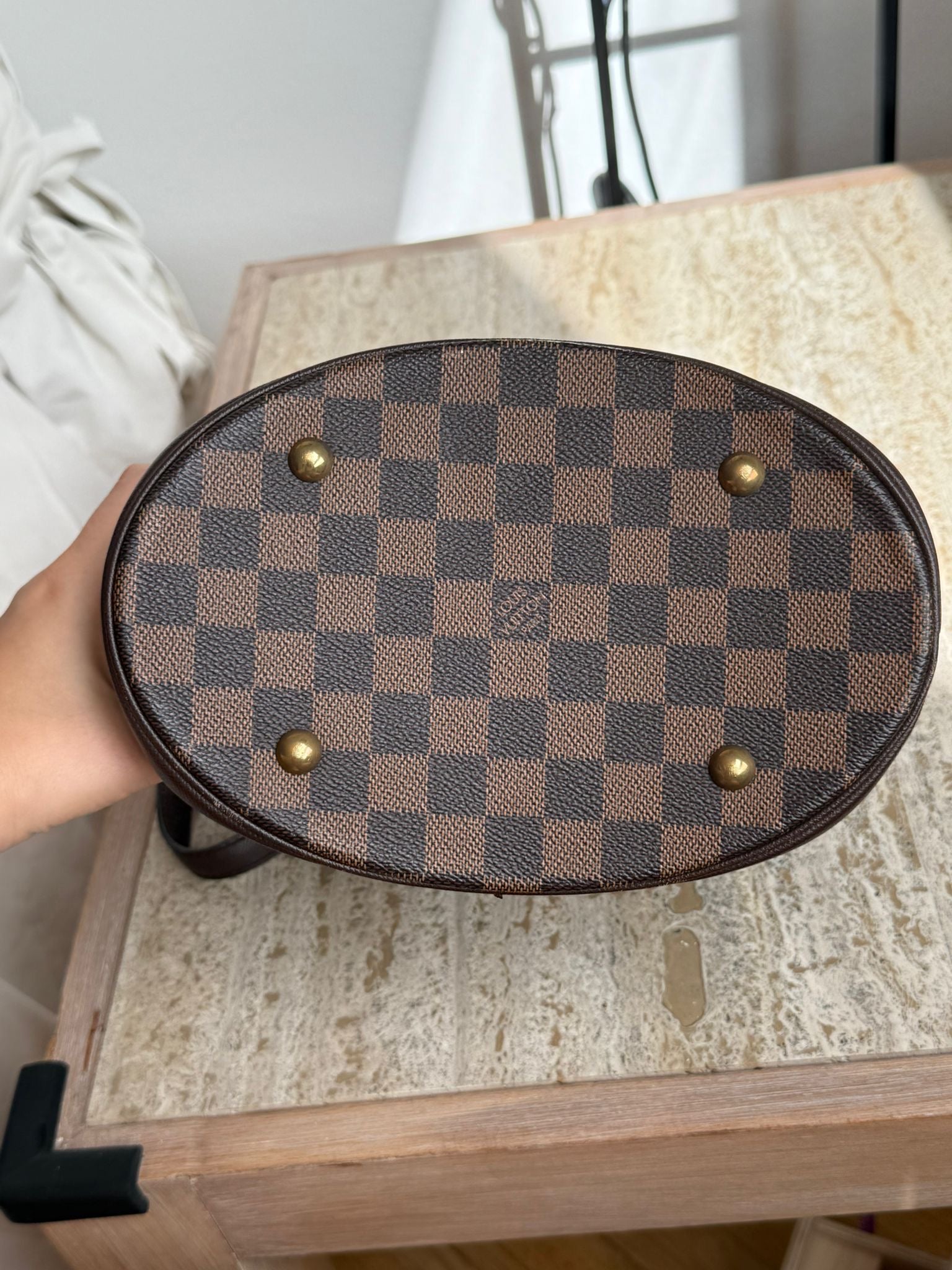 Louis Vuitton Marais Bucket con Pochette en Damier Ébène