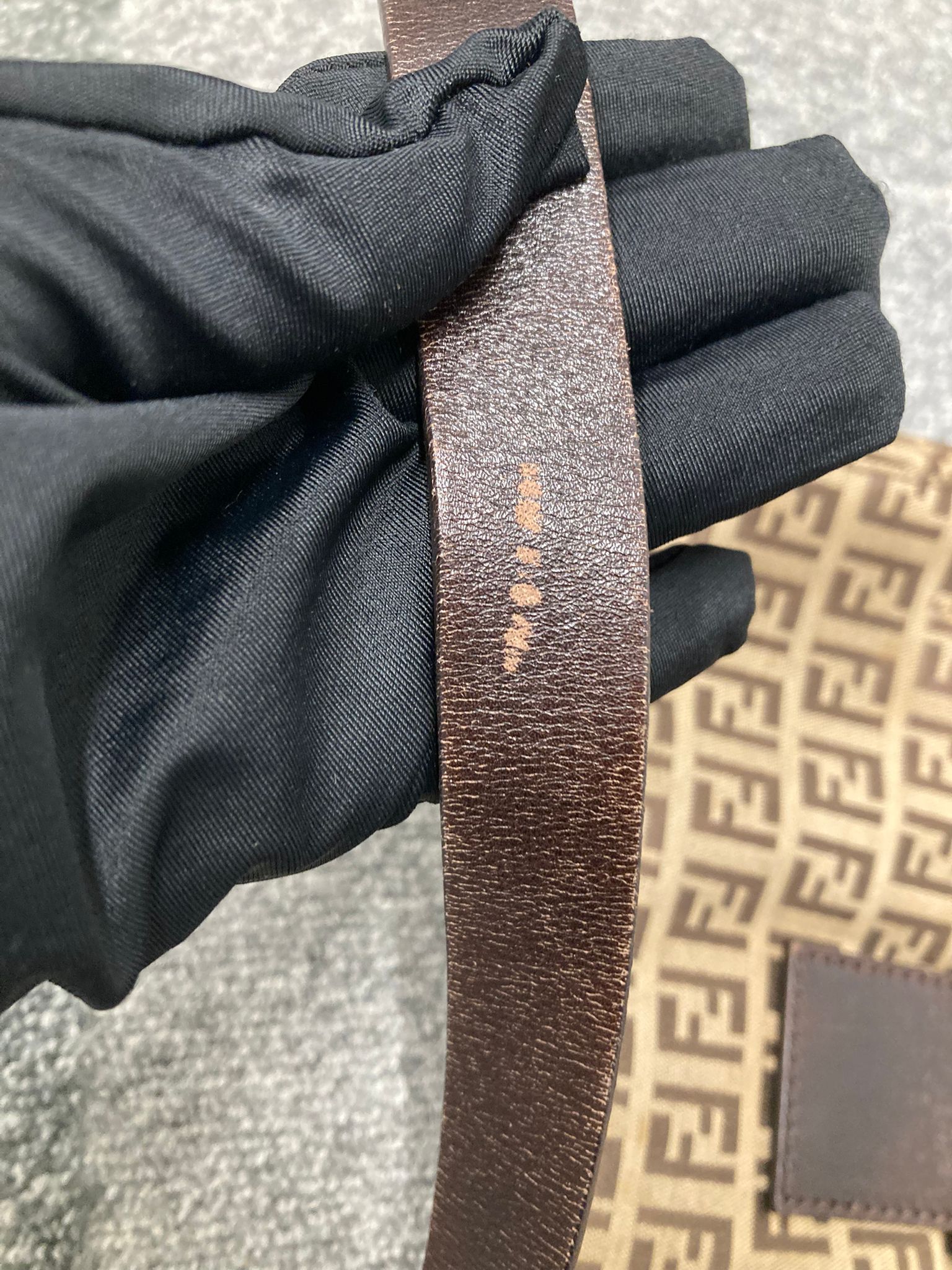 Fendi baguette marrón vintage