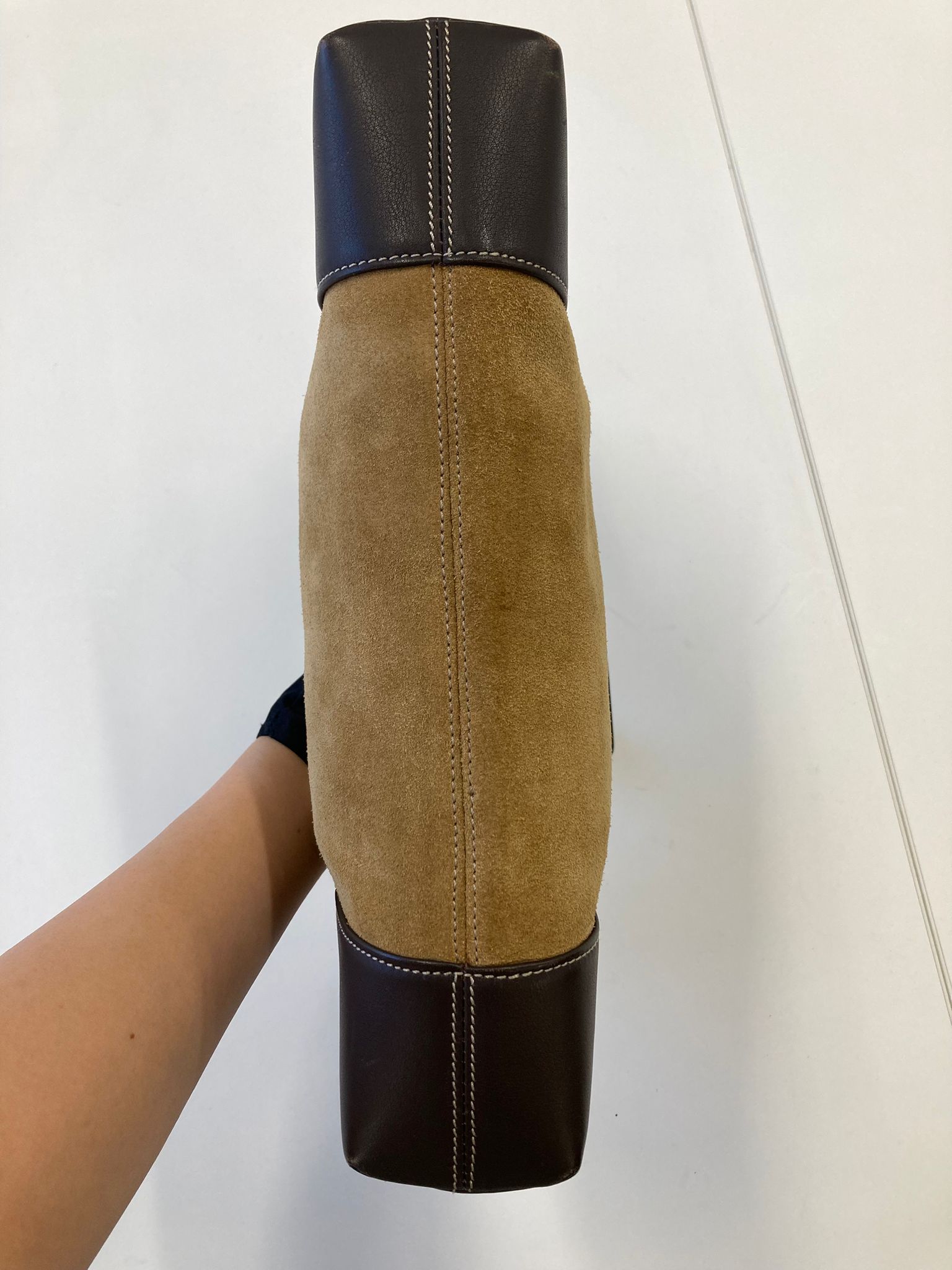 Loewe bolso hombro ante marrón vintage