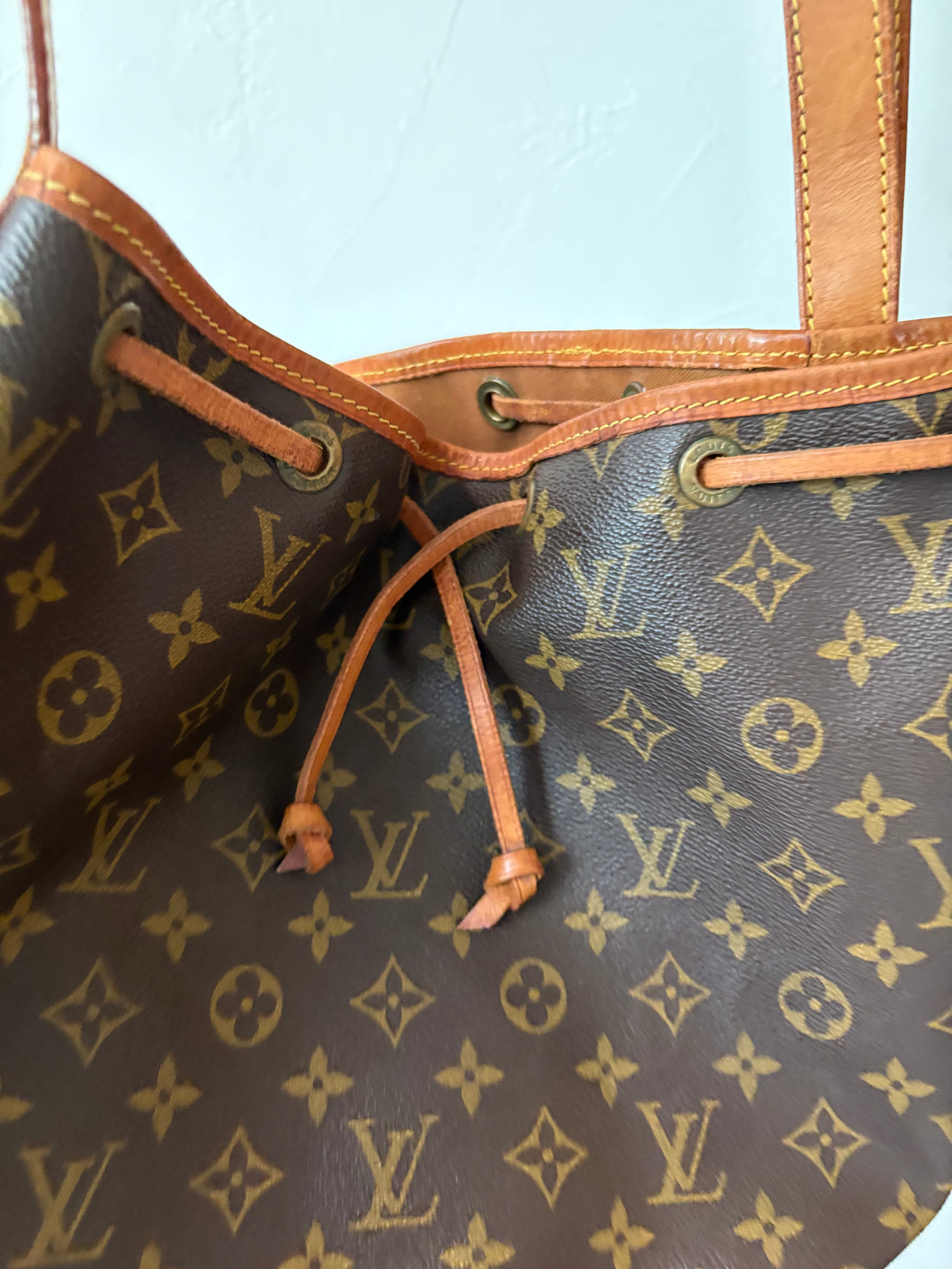 Louis Vuitton noè clásico vintage canvas monogram