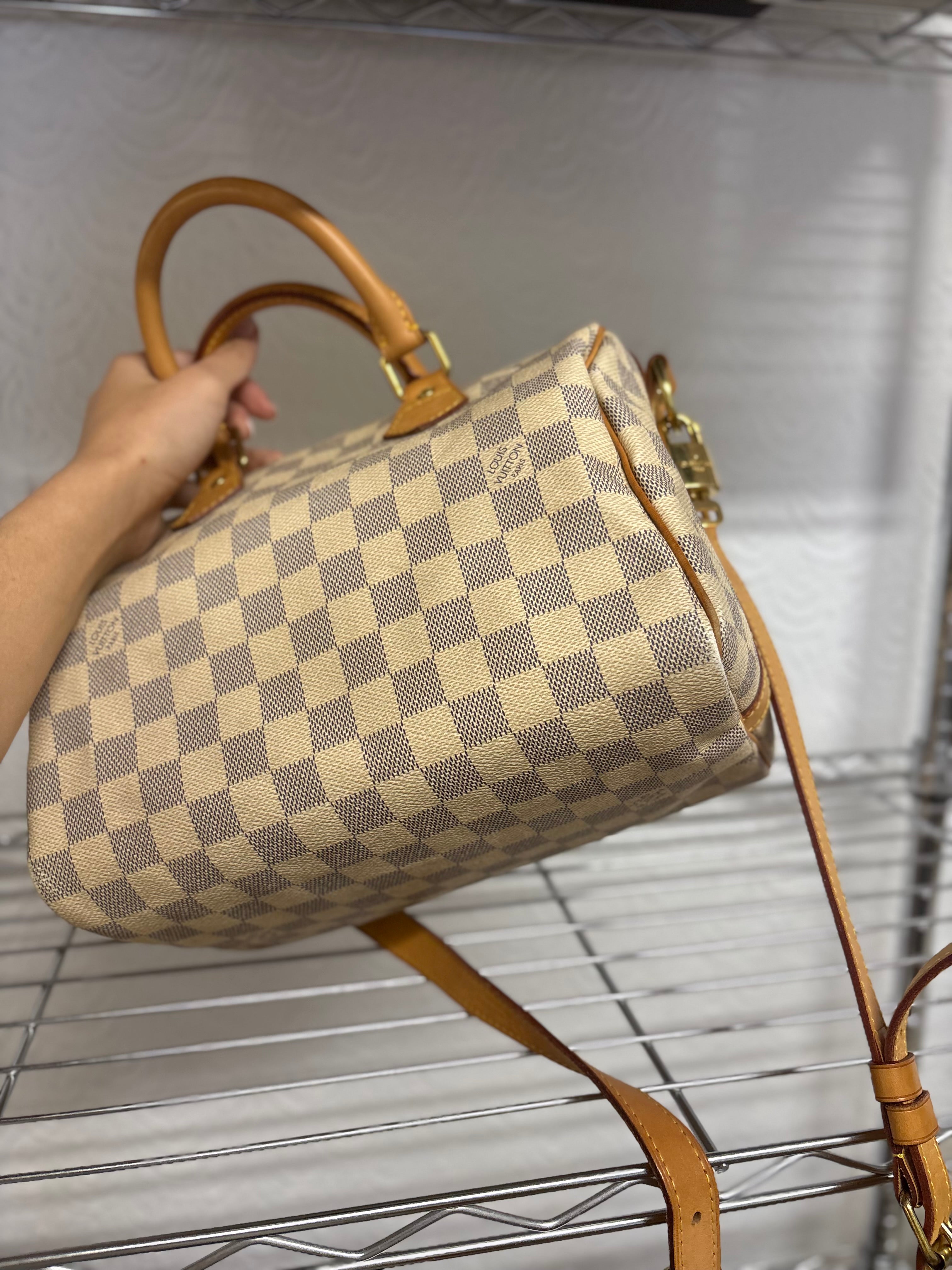 Louis Vuitton Speedy Bandoulière 25 Damier Azur