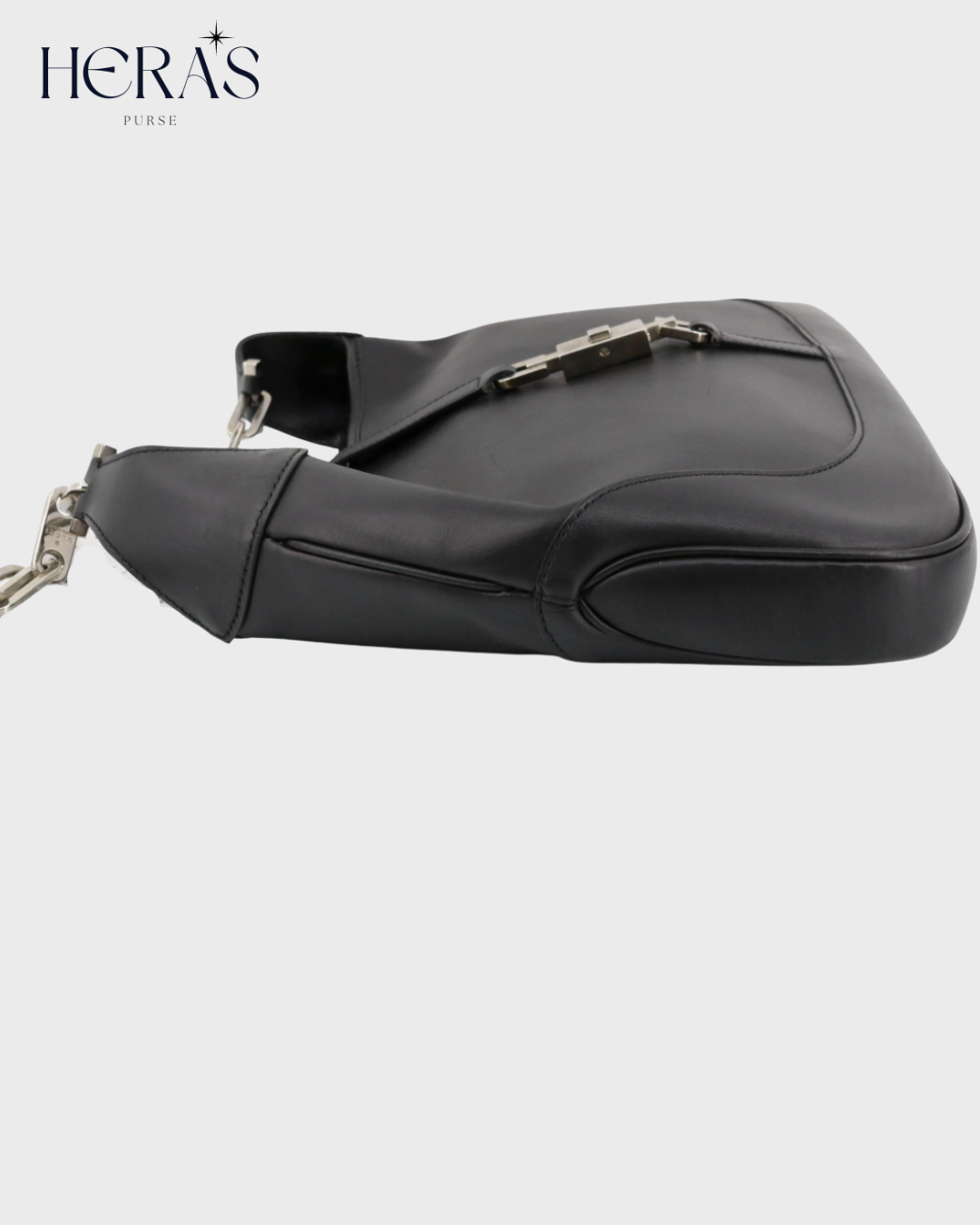 Gucci Jackie Chain Edition en piel negra