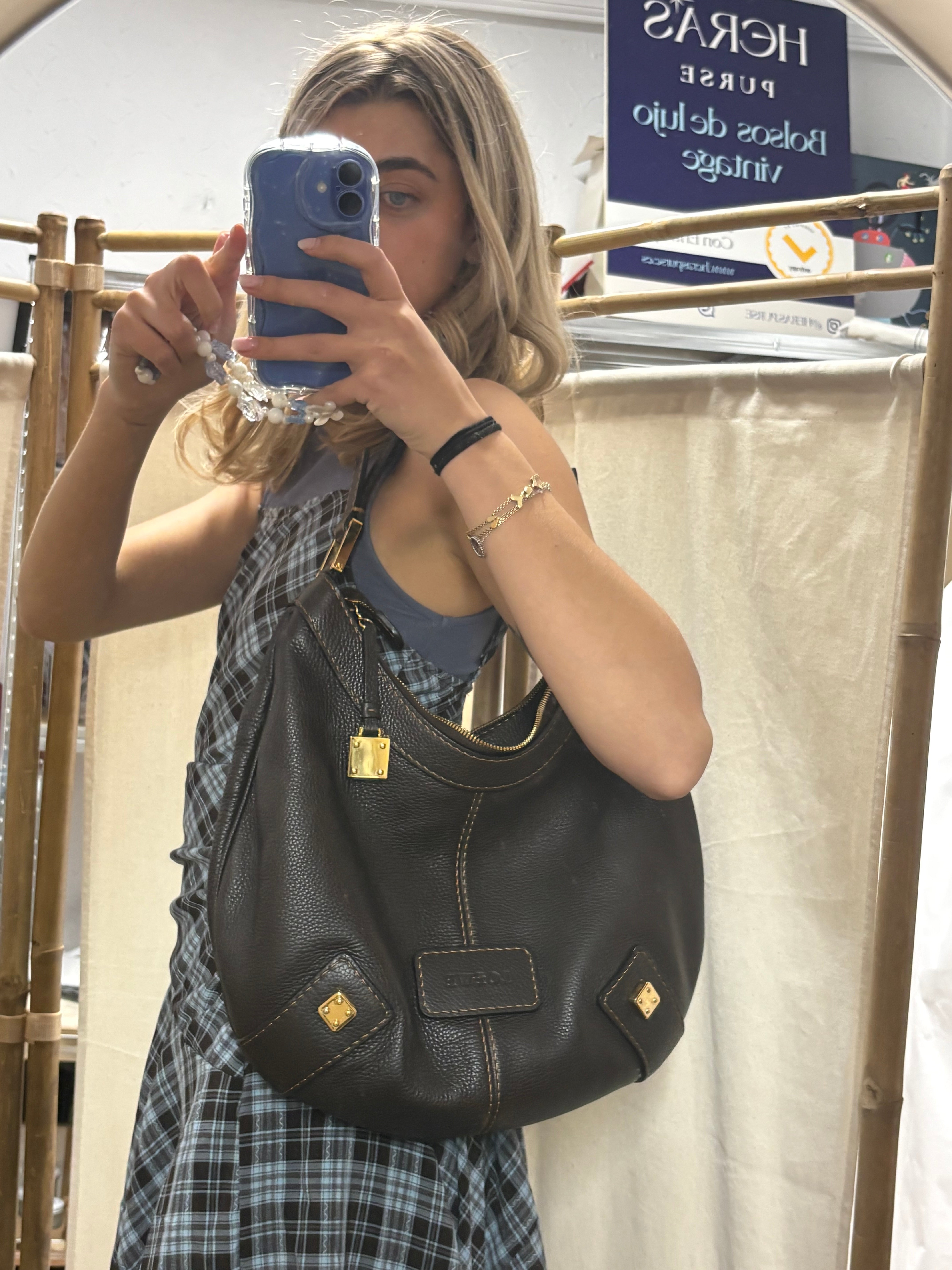 Loewe Hobo Road Safari Marrón Chocolate Large