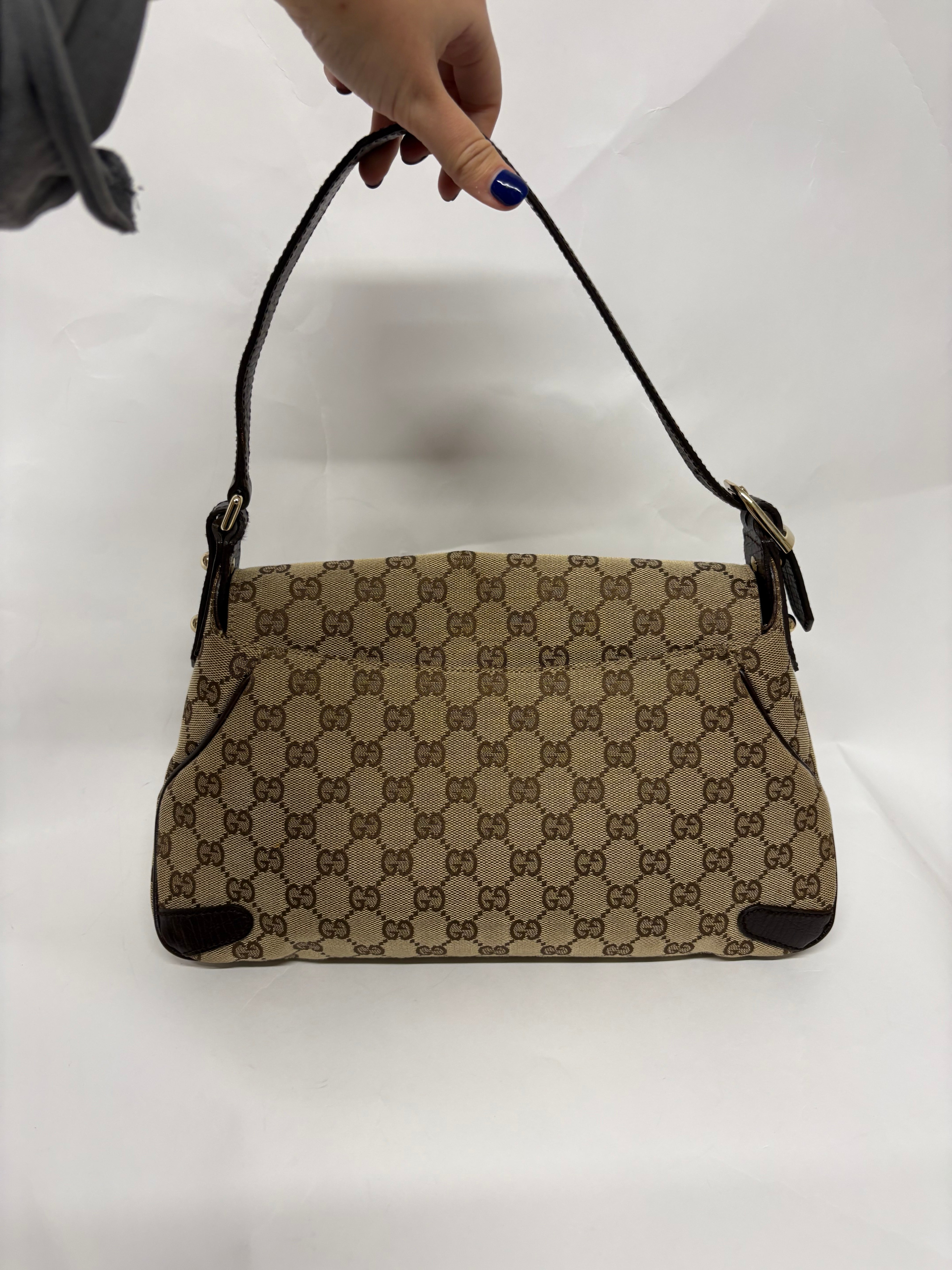 Gucci Horsebit Hobo GG Canvas Beige/Marrón – Iconic Chain & Bit