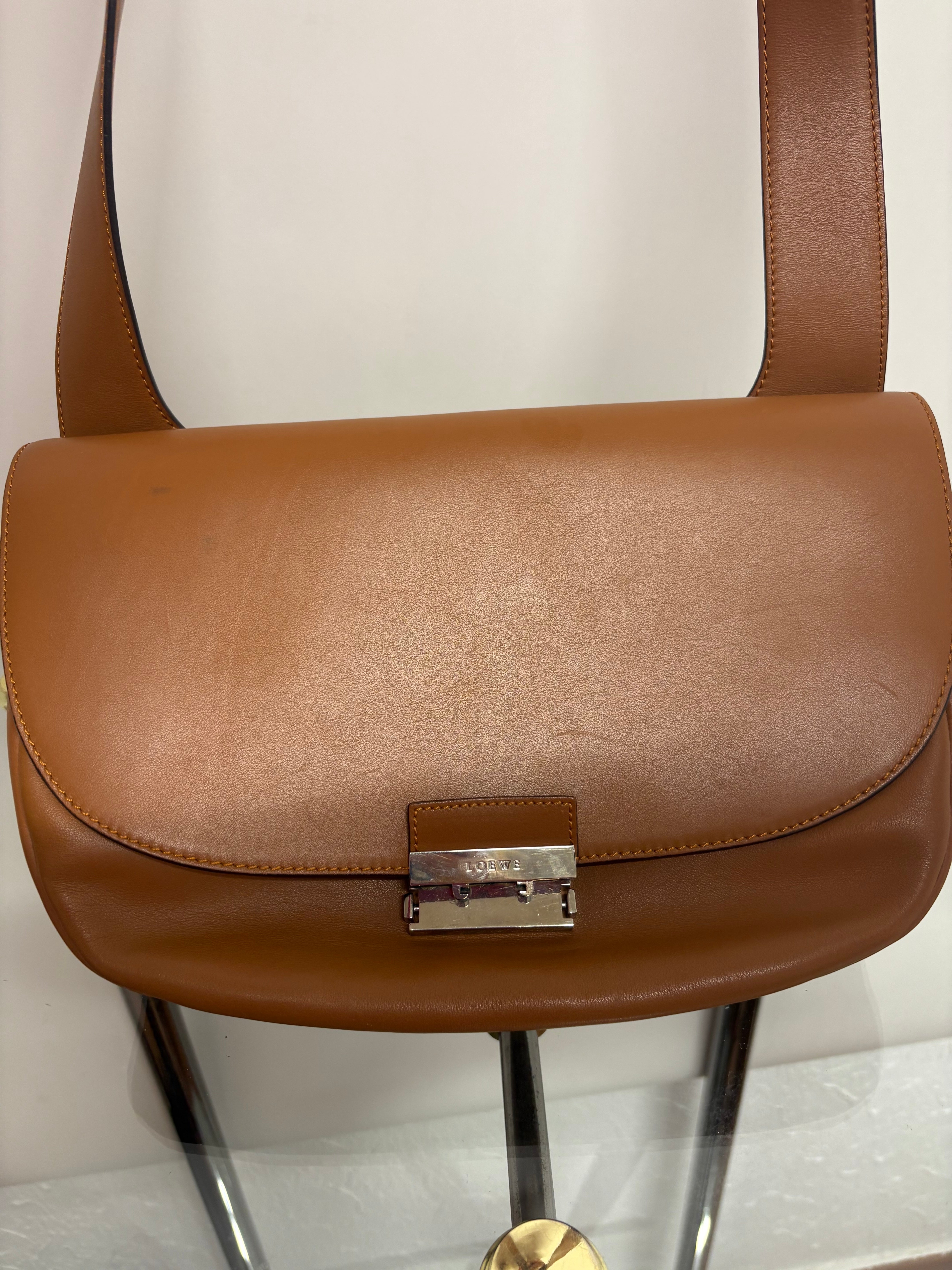 Loewe bandolera camel vintage
