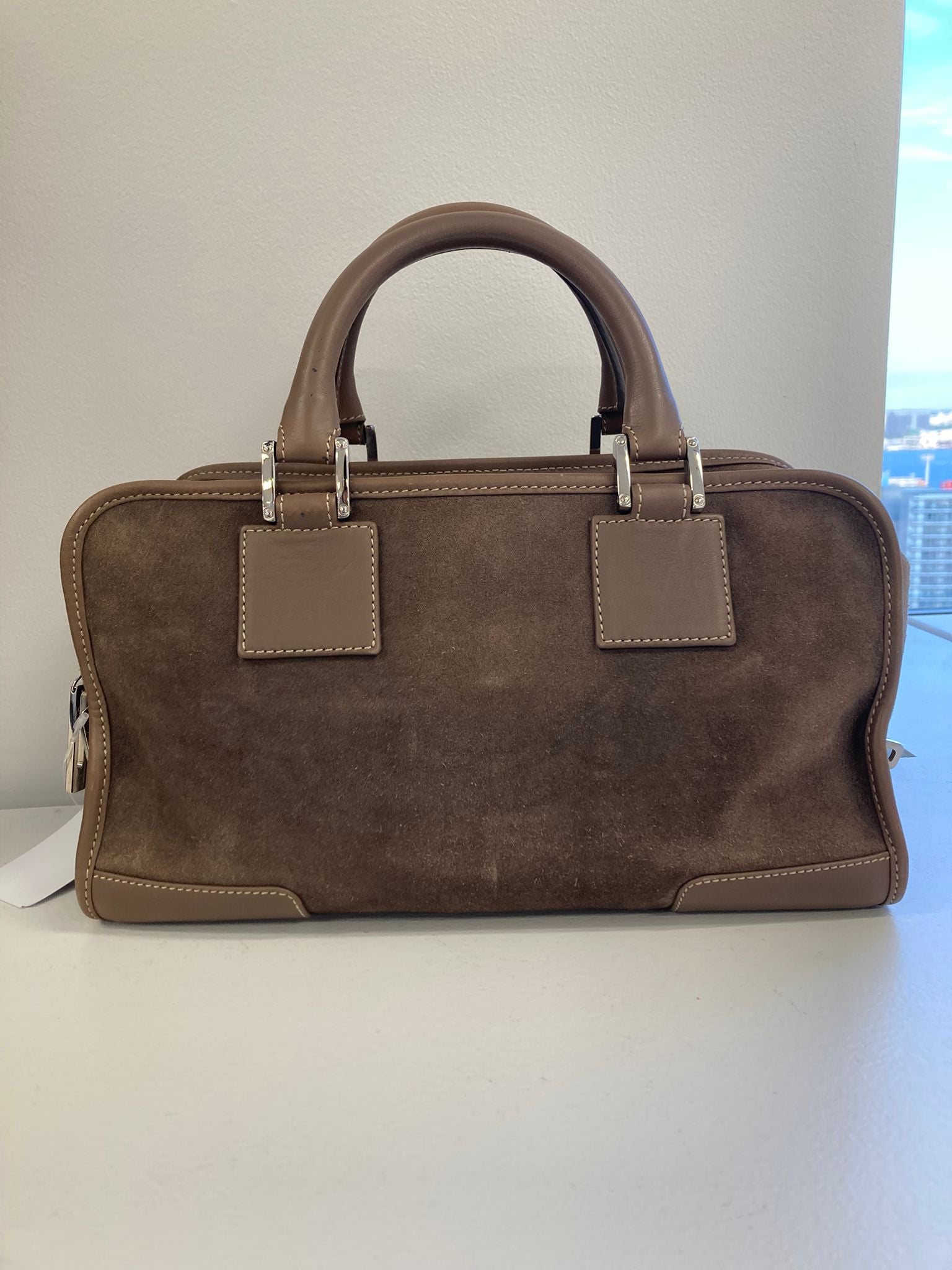 Amazona 29 Loewe marrón ante vintage