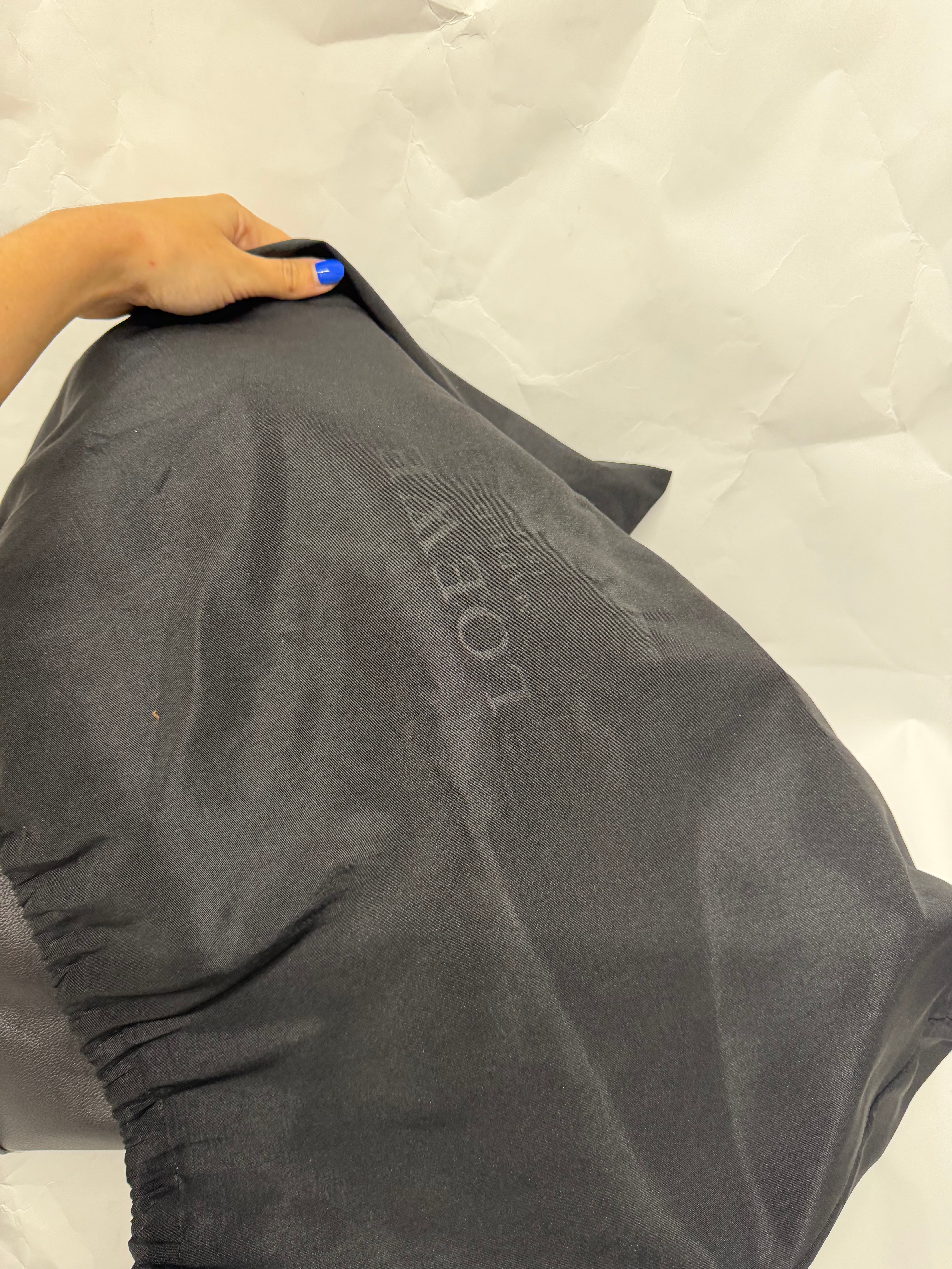 Loewe Amazona 36 | Piel Negra Herrajes Plata