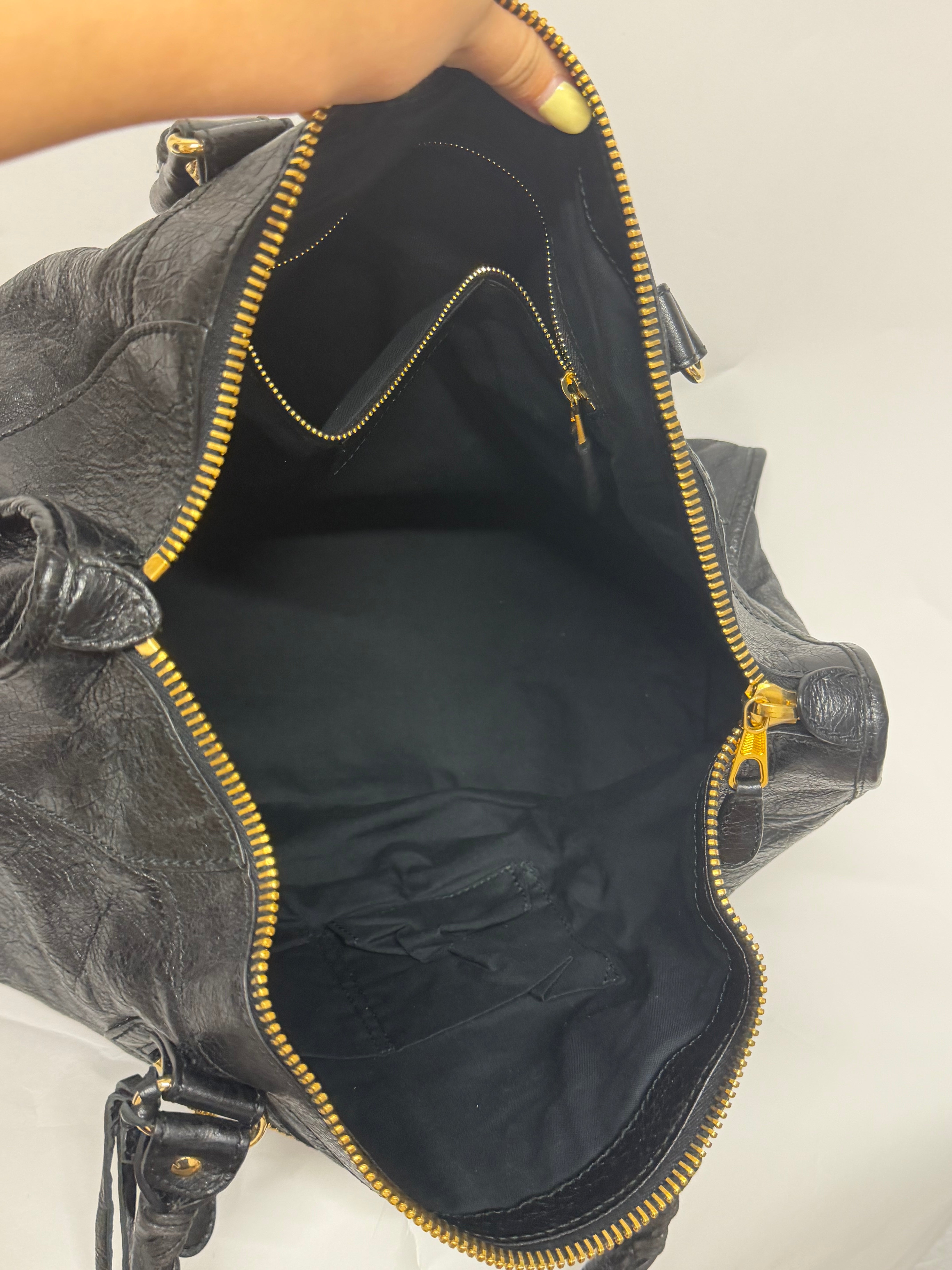 Balenciaga Motocross Giant 21 city Work Lambskin