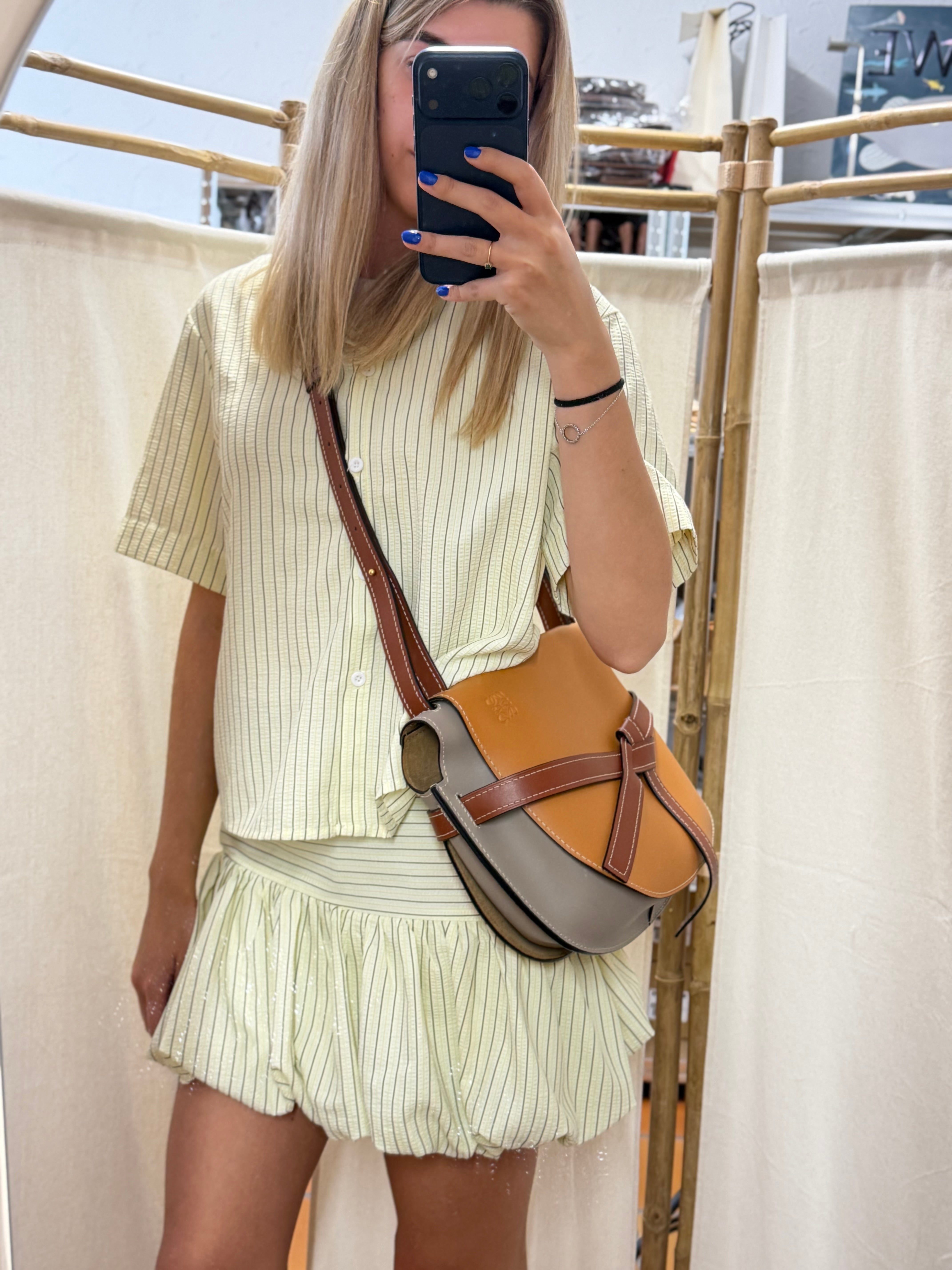 Loewe gate tricolor grande bandolera