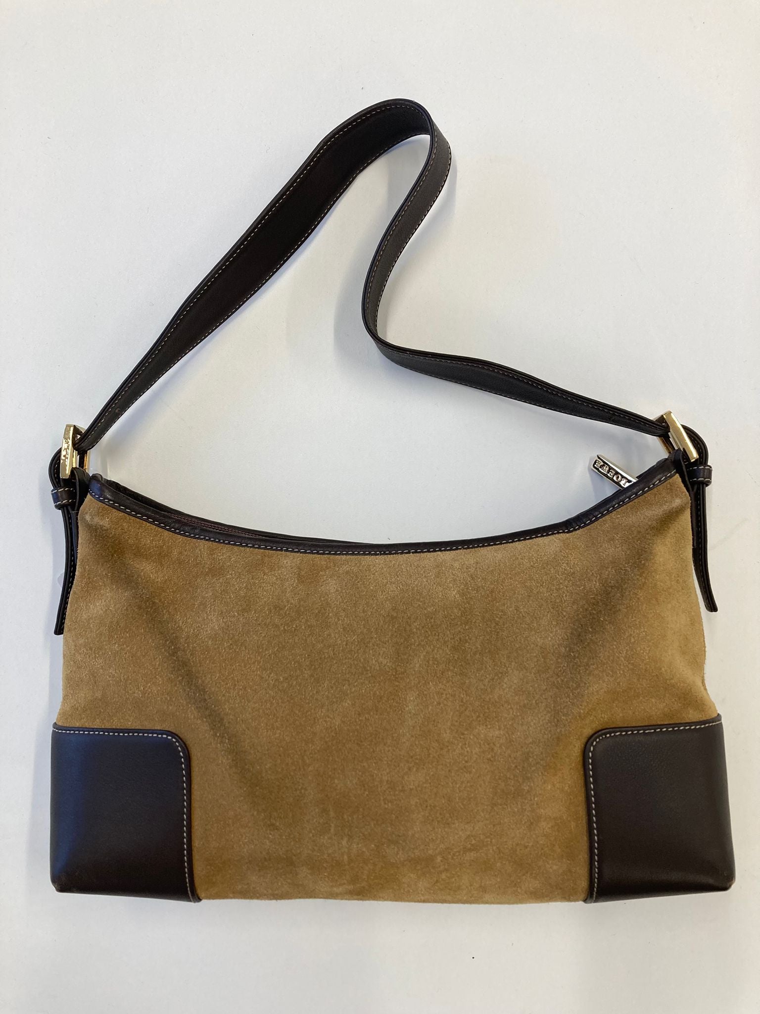 Loewe bolso hombro ante marrón vintage