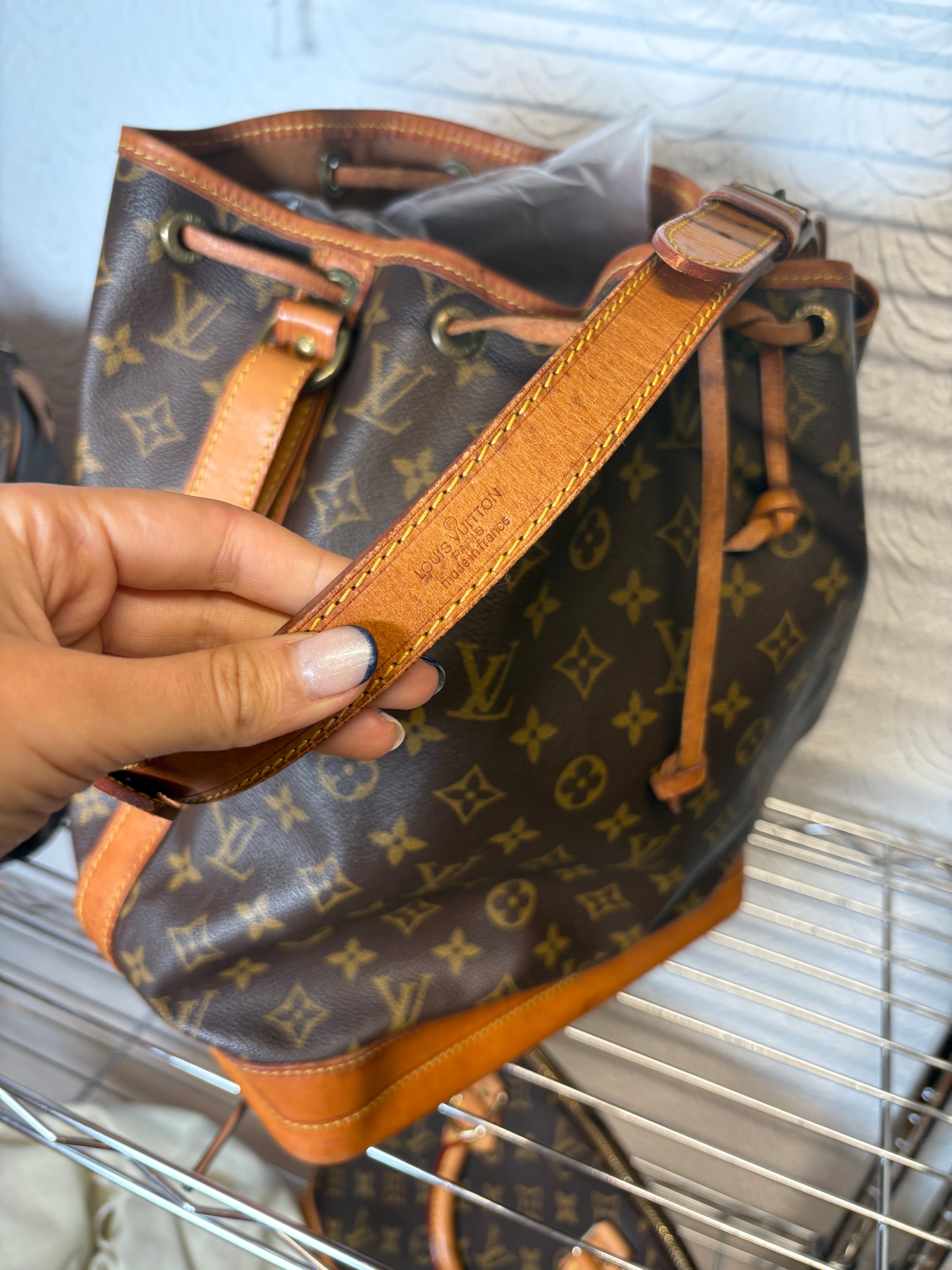 Louis Vuitton noè clásico vintage canvas monogram