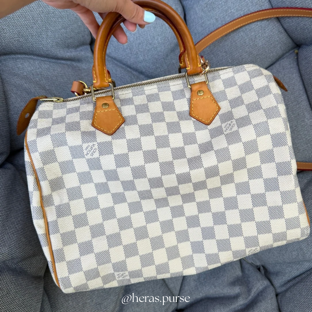 Louis Vuitton Speedy 30 Damier Azur