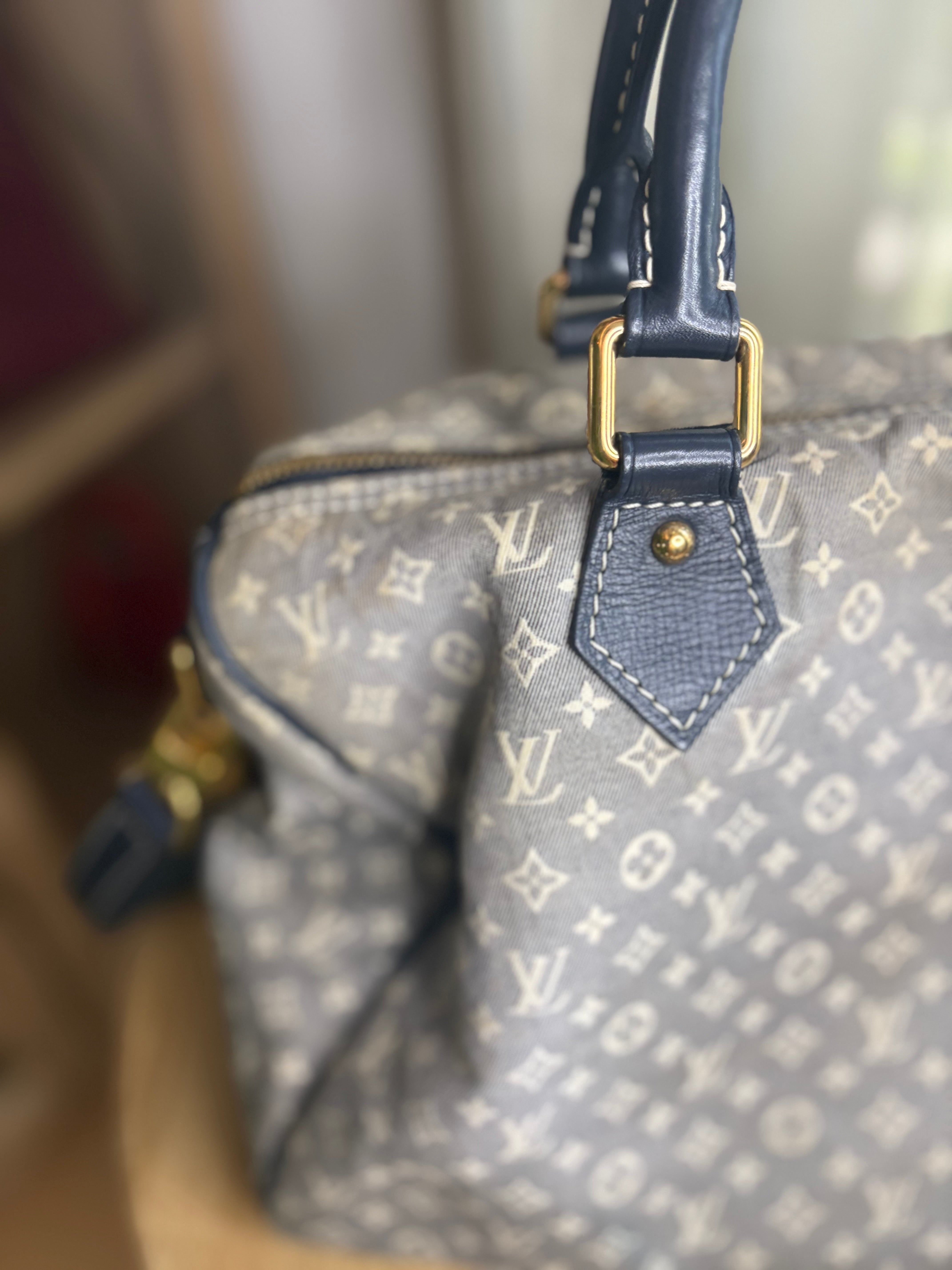 Louis Vuitton Speedy 30 Idylle Monogram Azul Marino – Bandolera 2WAY