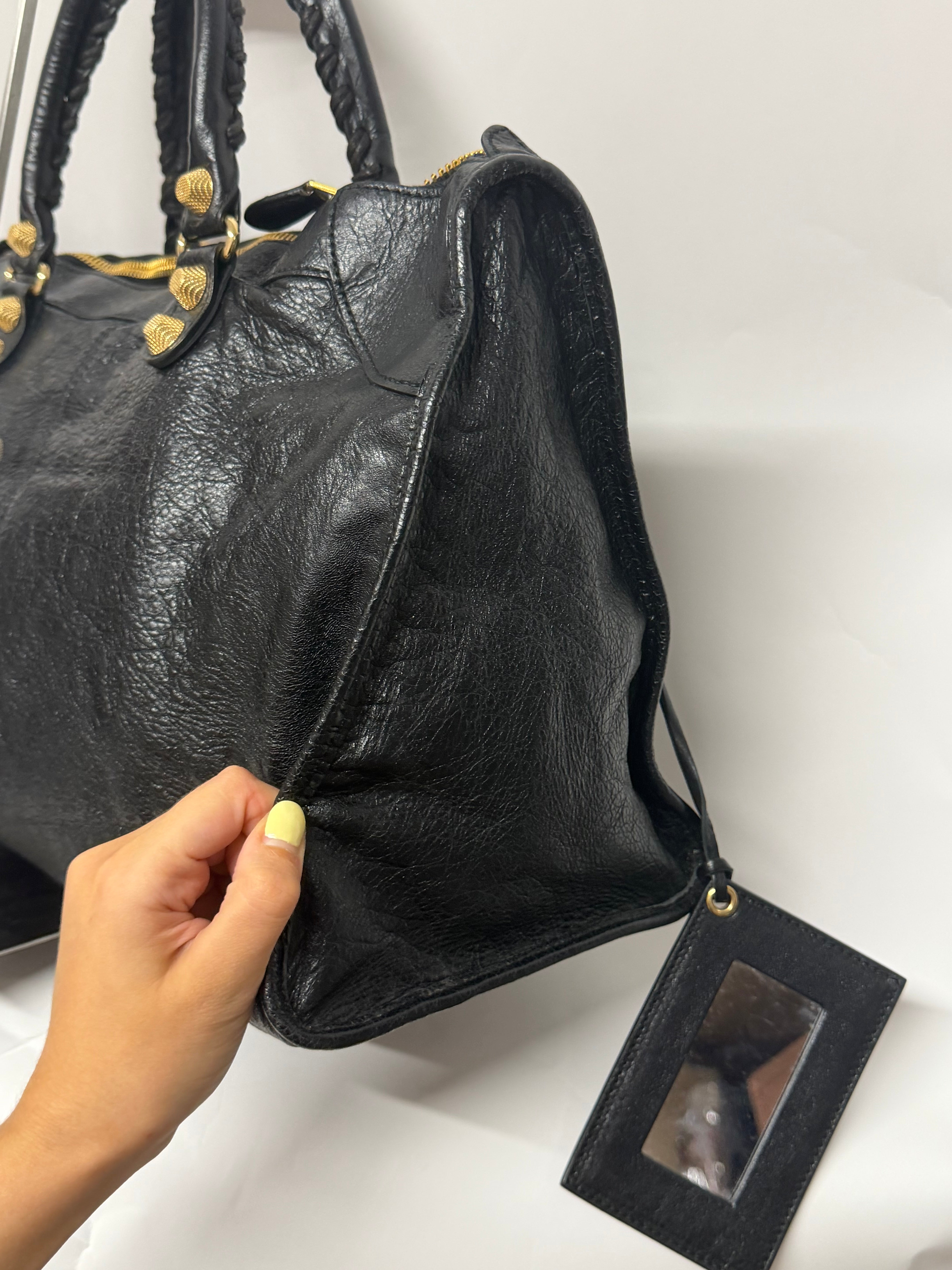 Balenciaga Motocross Giant 21 city Work Lambskin