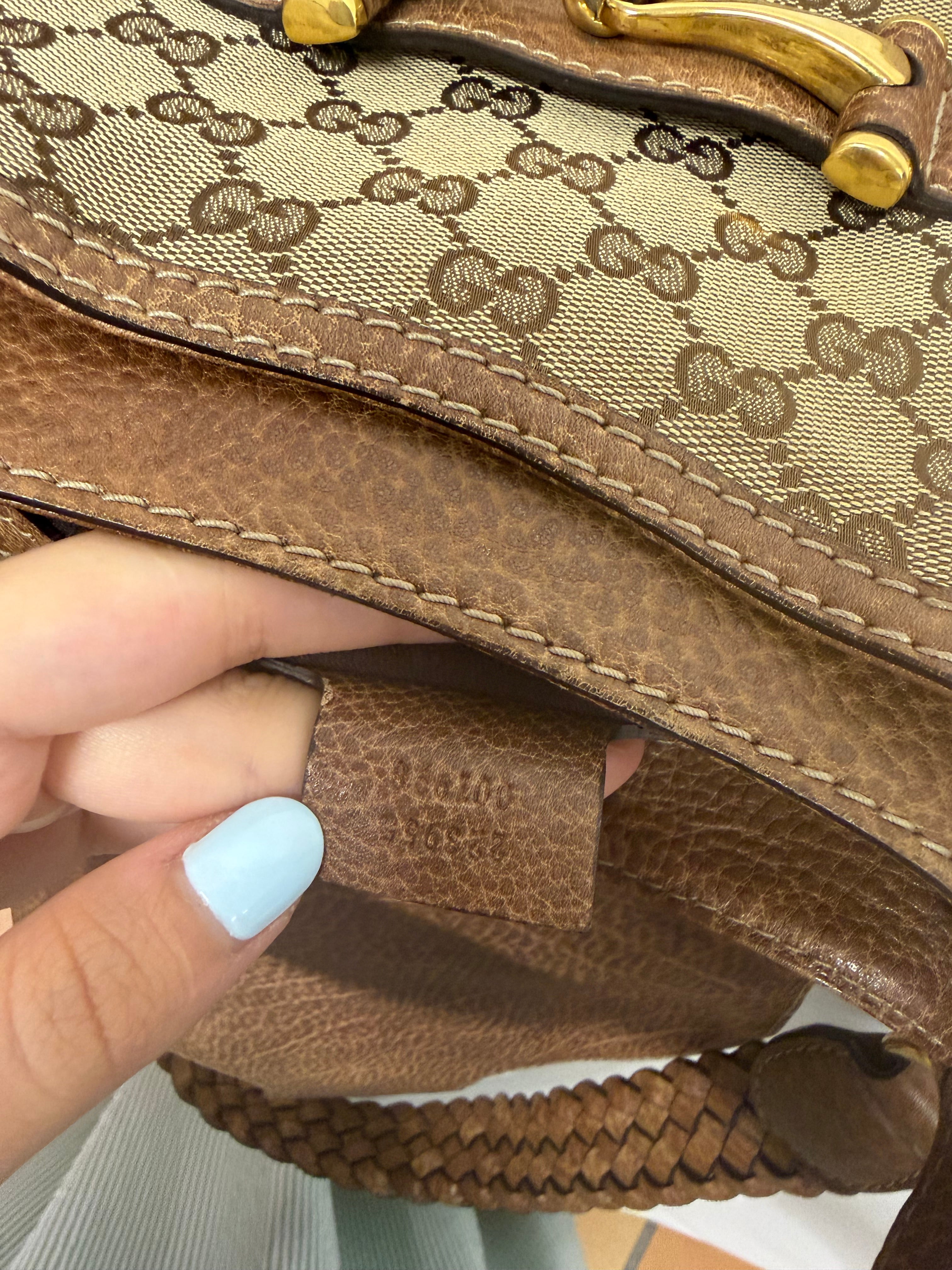 Gucci New Pelham Satchel GG Canvas Large