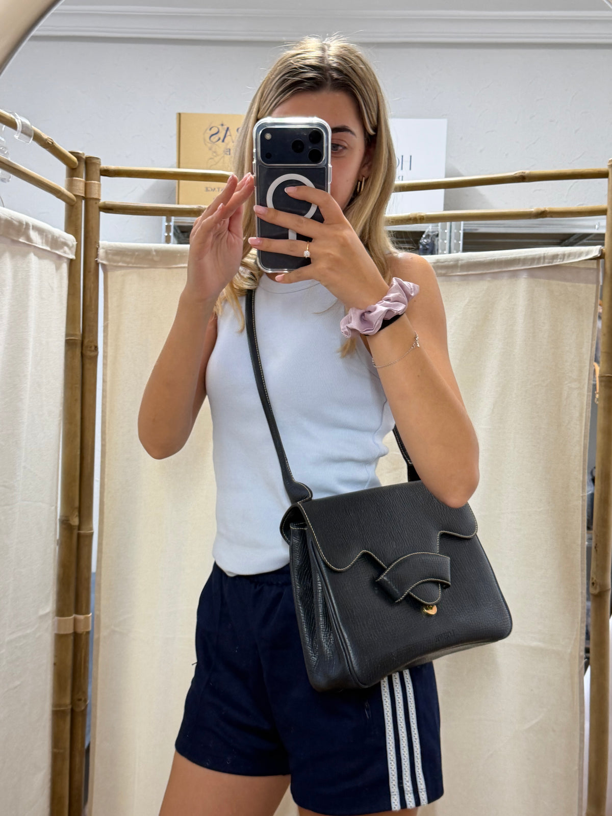 Loewe Barcelona Bandolera Vintage Azul Marino