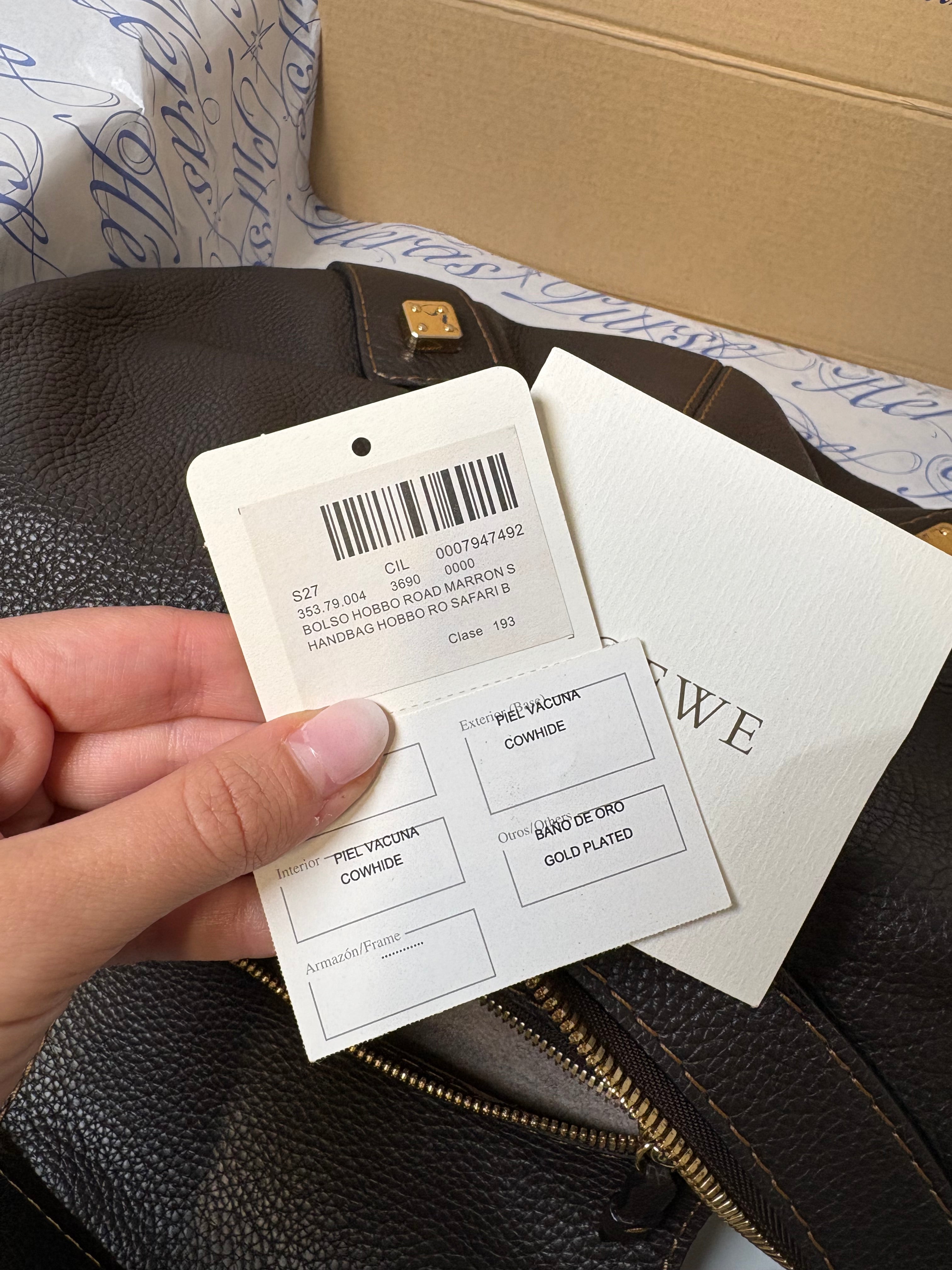 Loewe Hobo Road Safari Marrón Chocolate Large